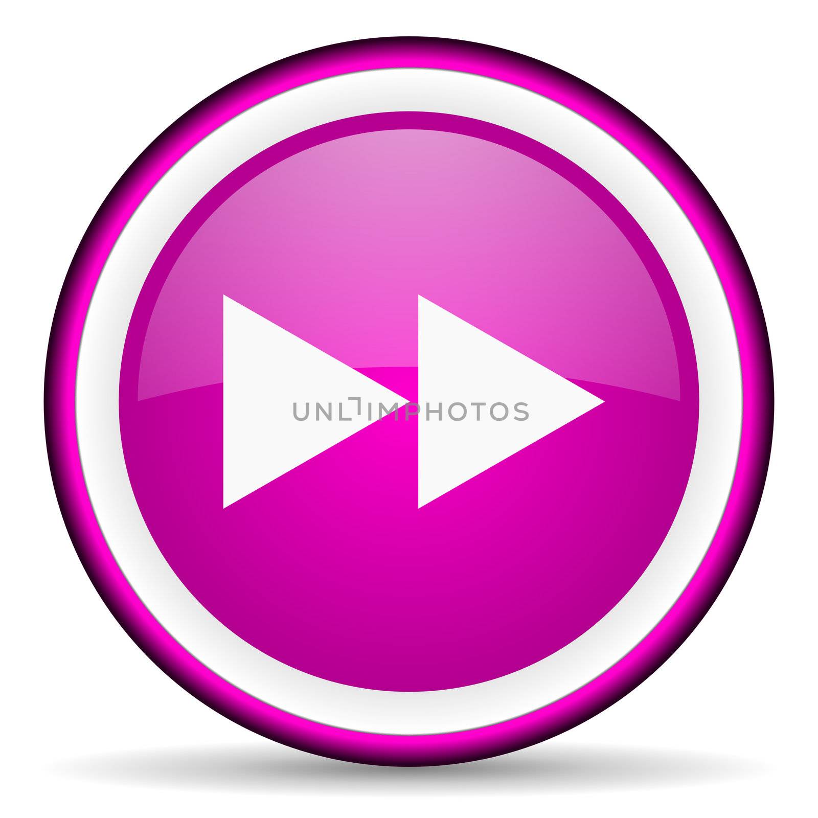 scroll violet glossy icon on white background