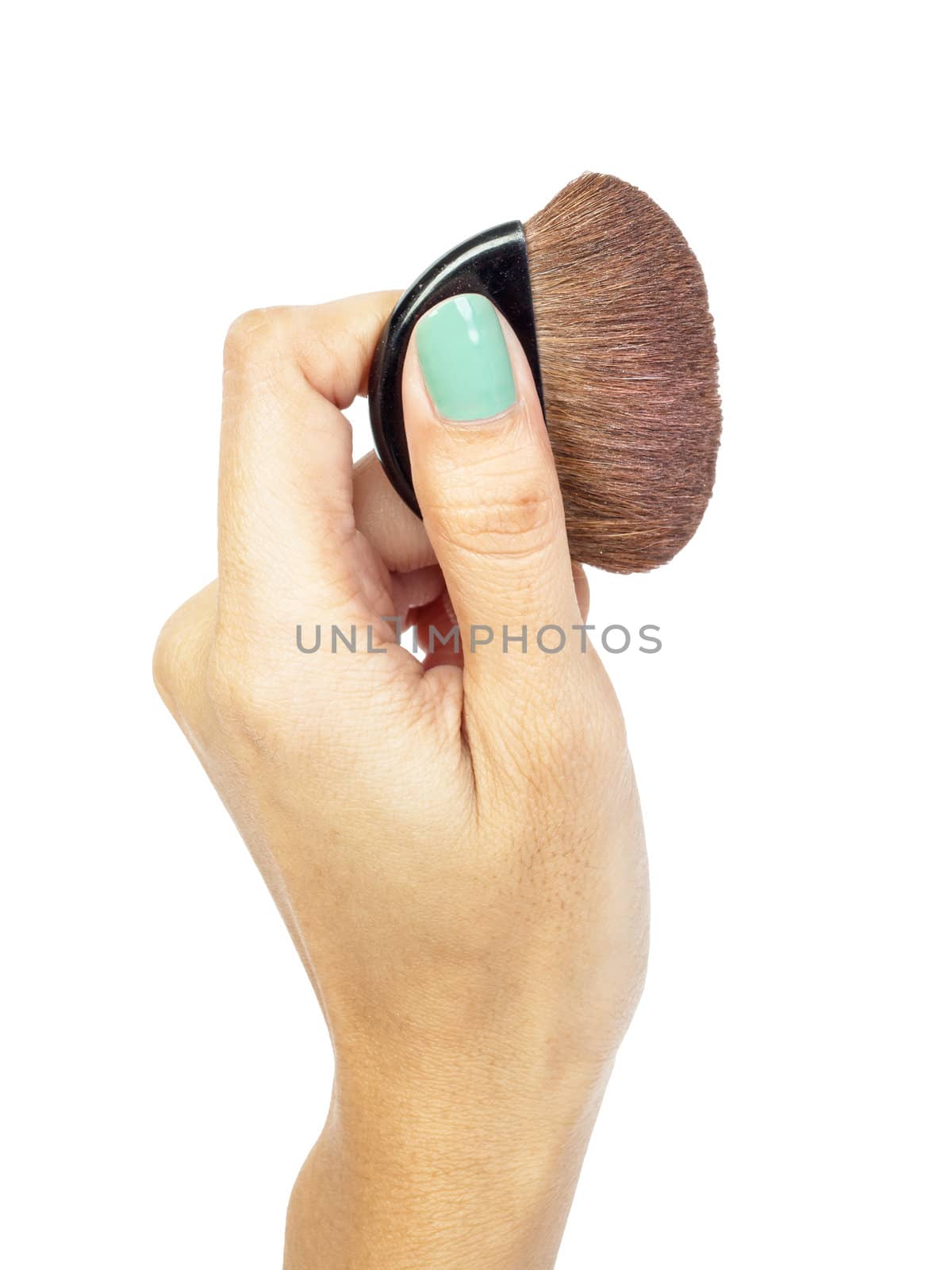 Cosmetic brush and hand by FrameAngel