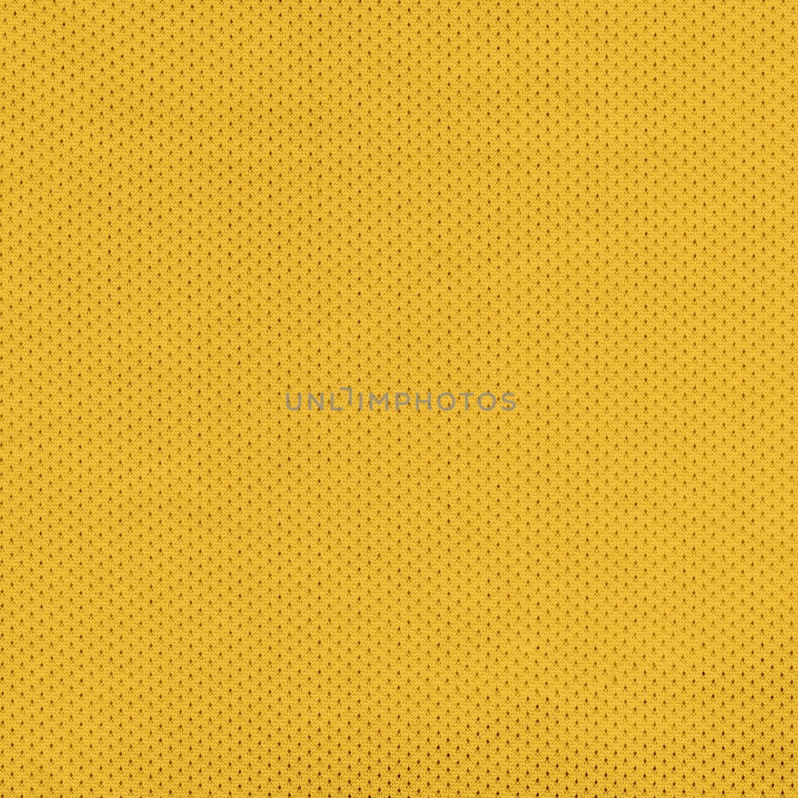 Closeup on a Yellow Sport Jersey Mesh Textile