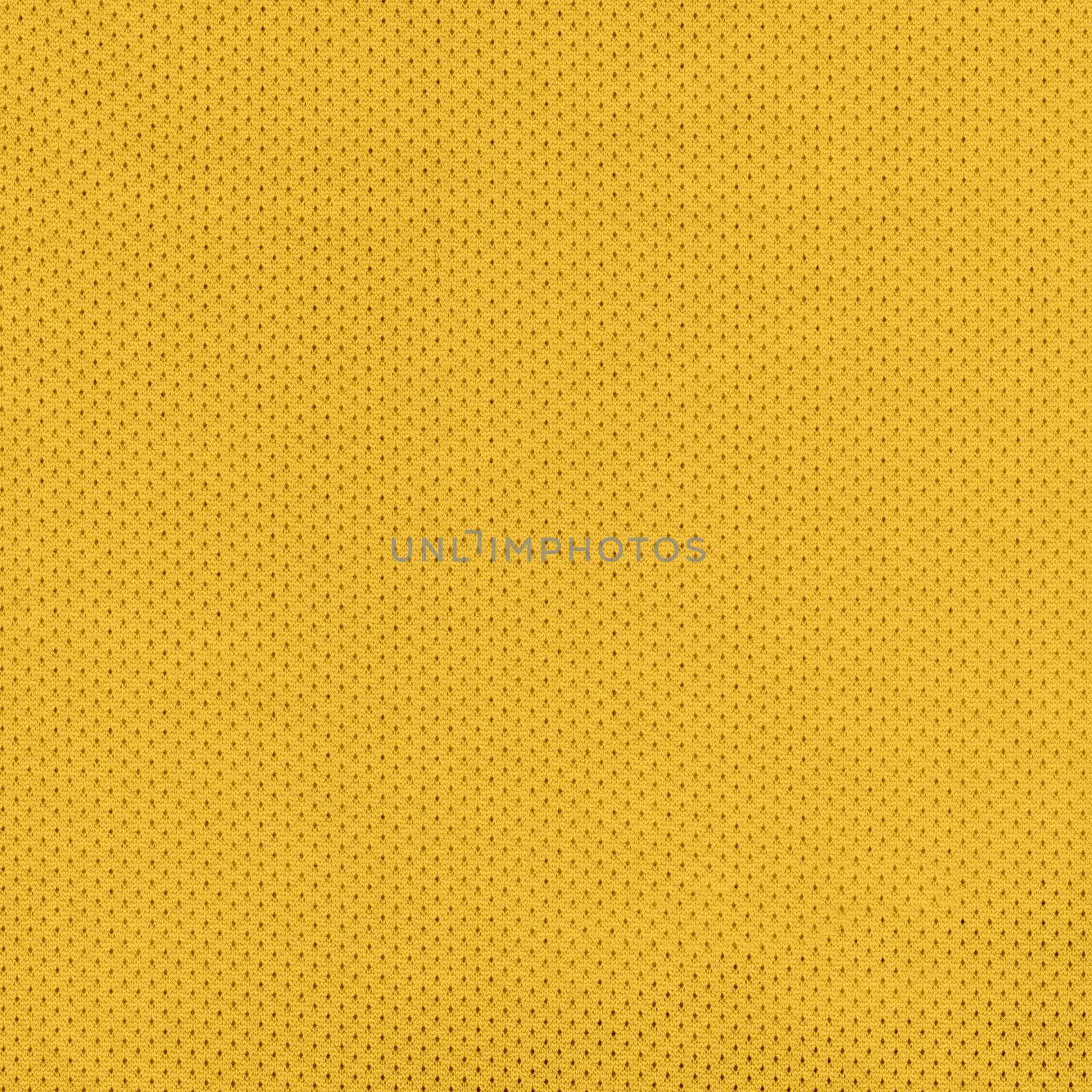 Closeup on a Yellow Sport Jersey Mesh Textile