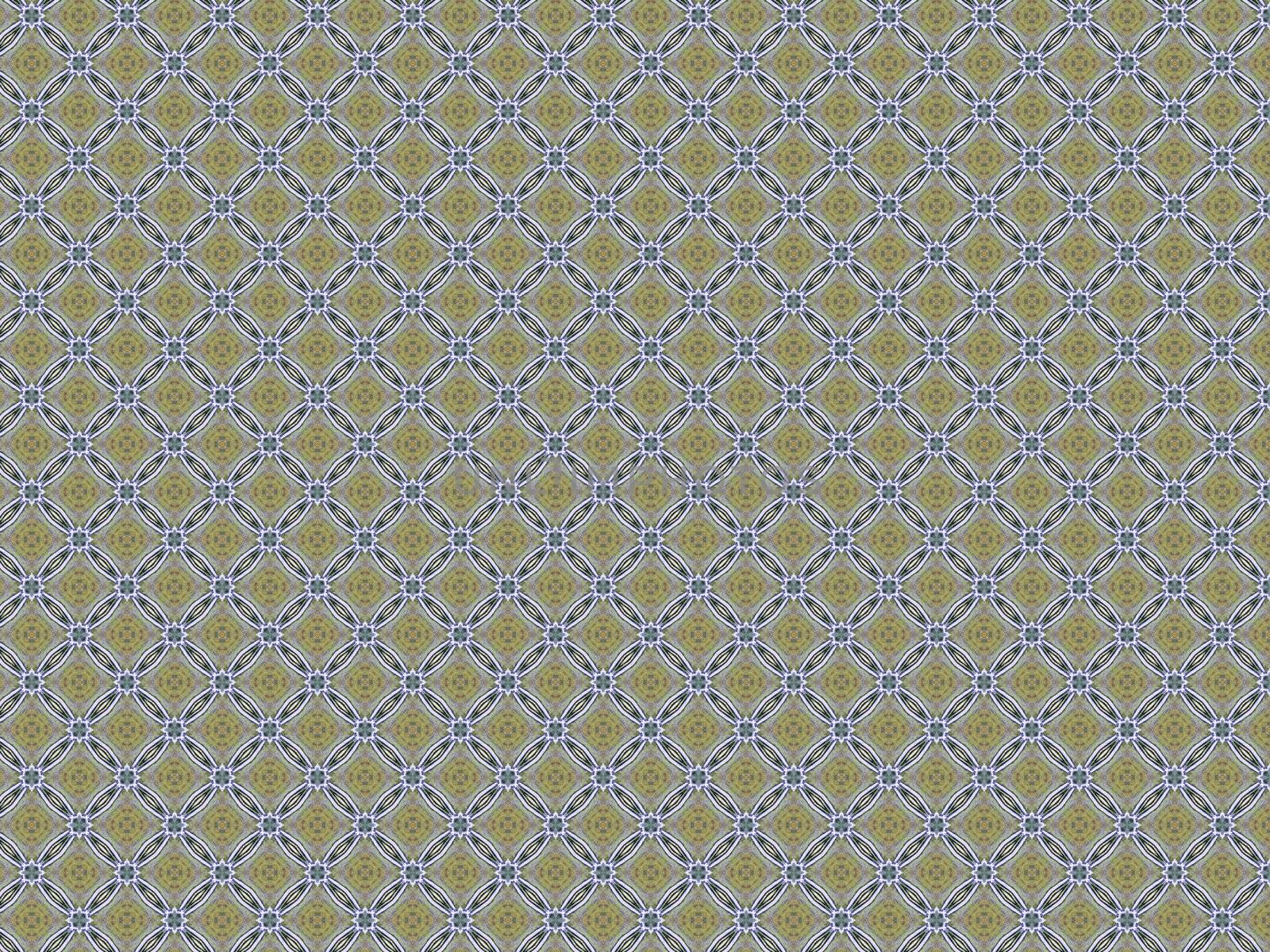 Vintage shabby background with classy patterns. Geometric or floral pattern on paper texture in grunge style.