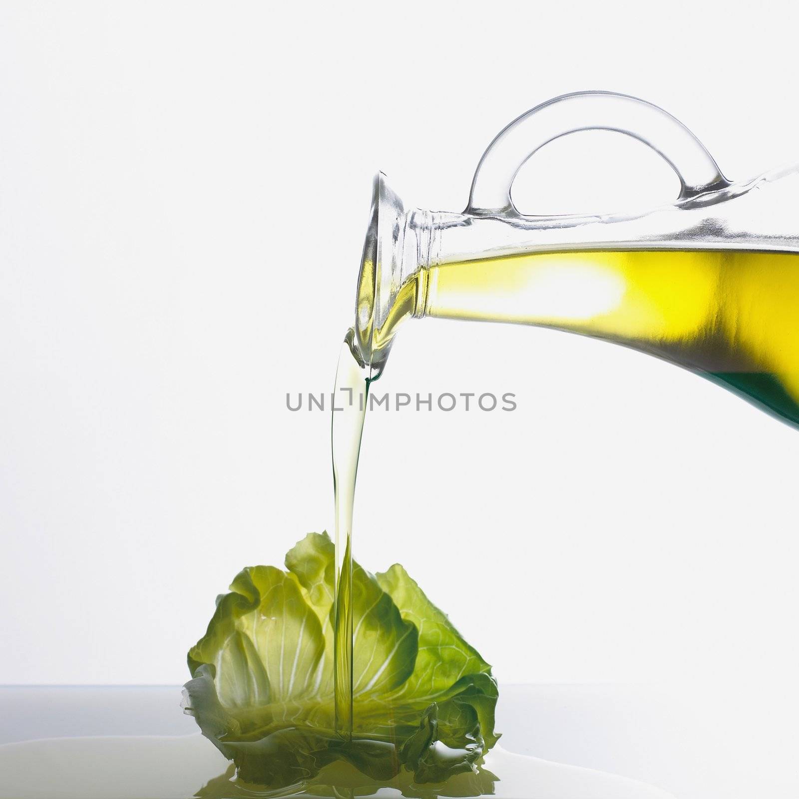 Pouring Olive Oil