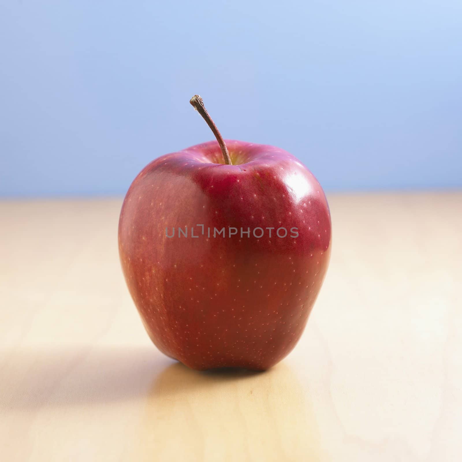 Single Red Apple by tornellistefano