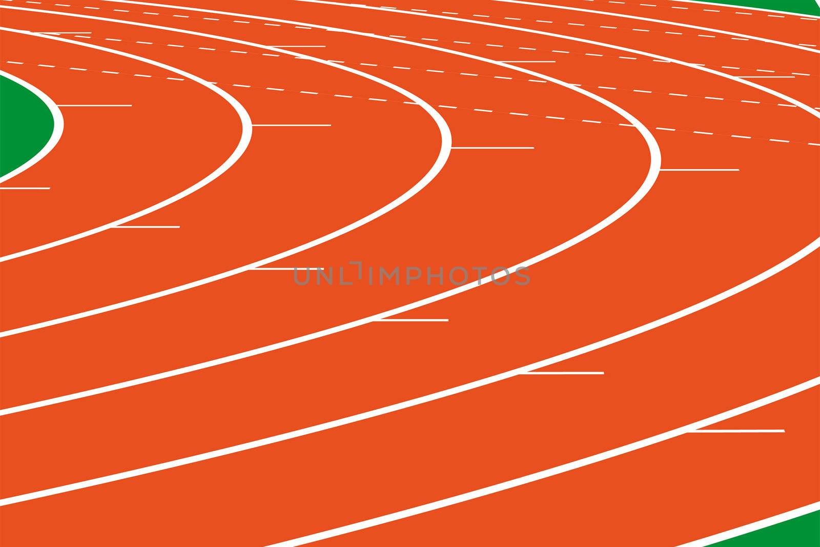 athletics track by 26amandine