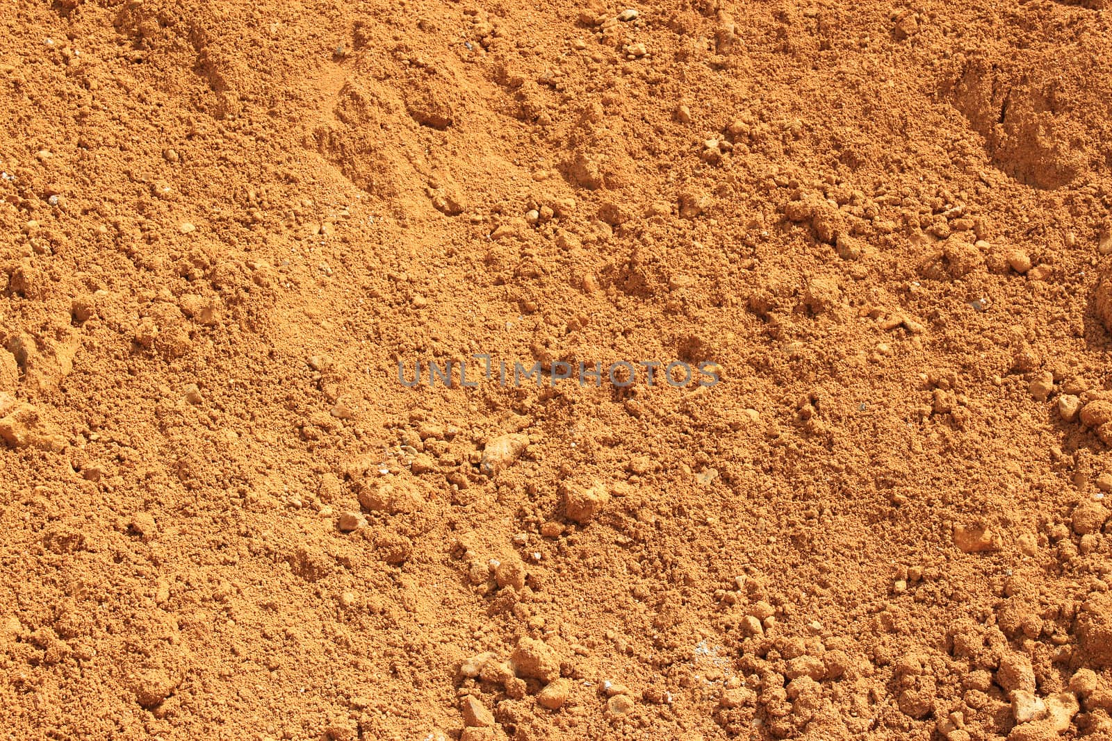 red earth coming from a sand pit