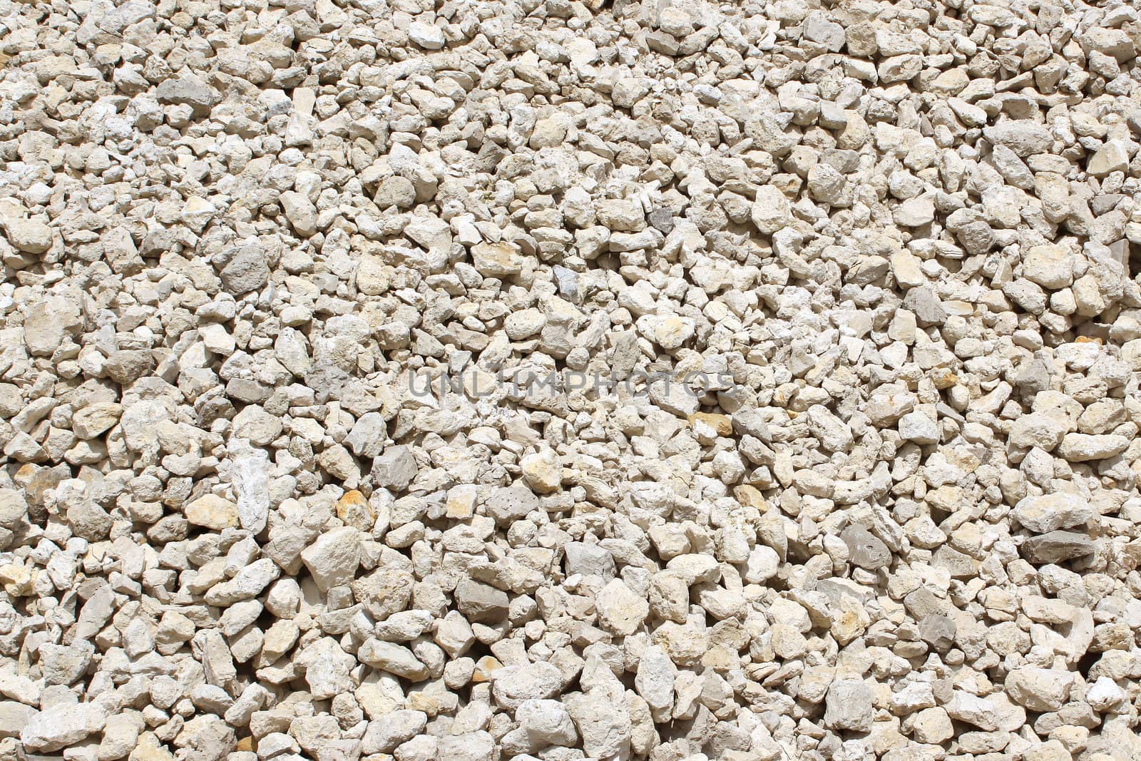 rubble coming from a sand pit, stones