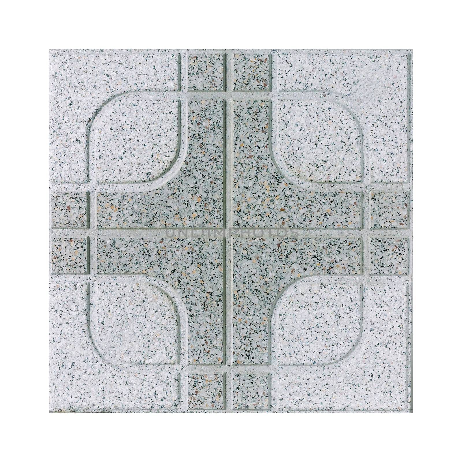 Nice pattern floor or wall tile isolated 