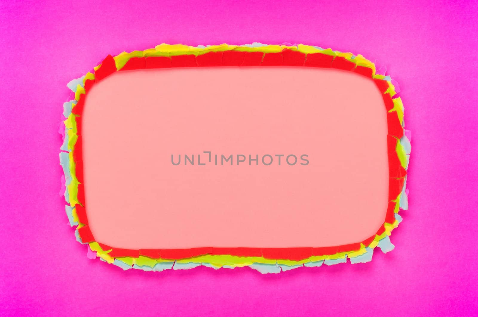 Colorful torn paper background with space for your message