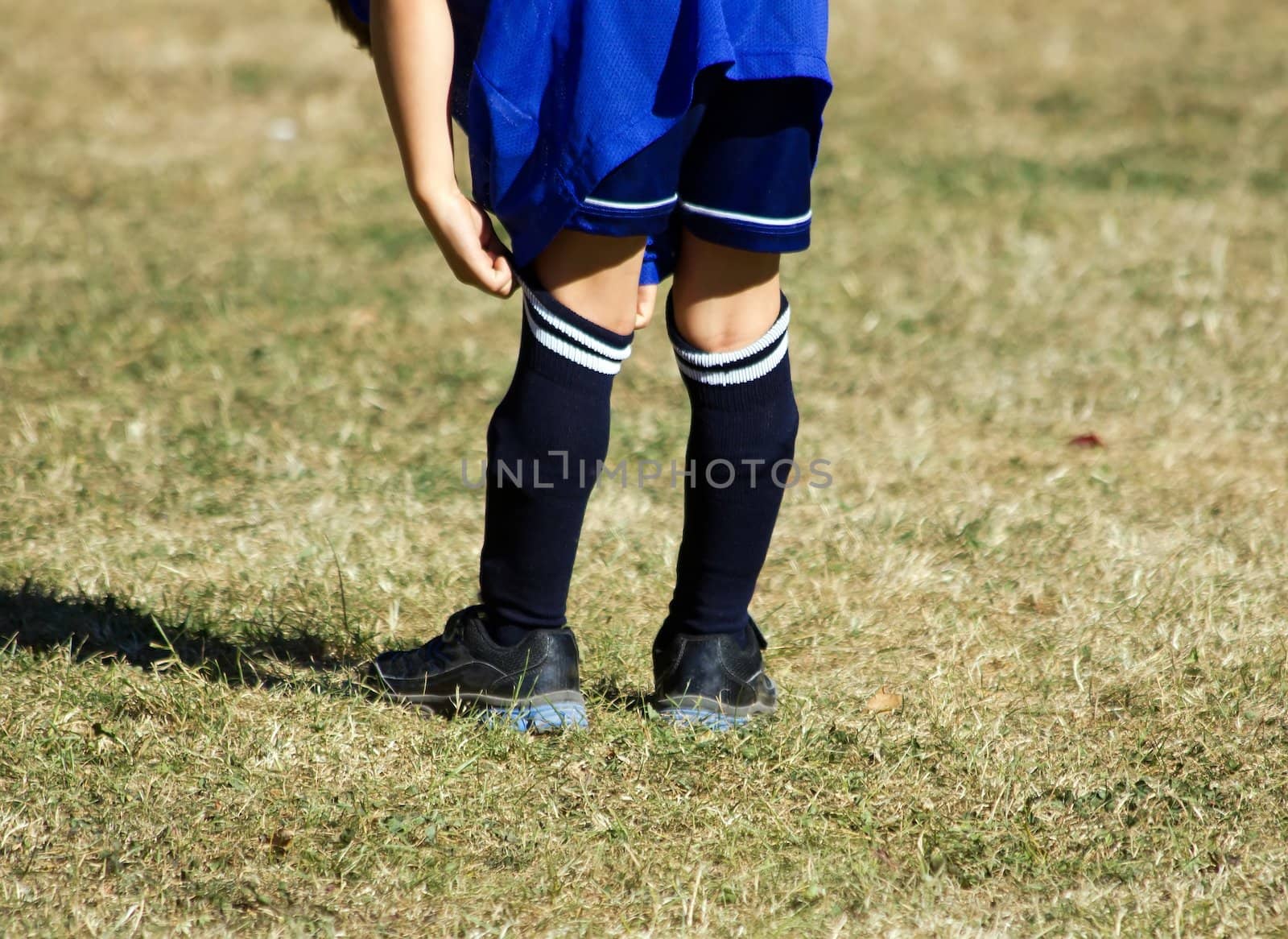 Child football player, implementation of its socks by neko92vl