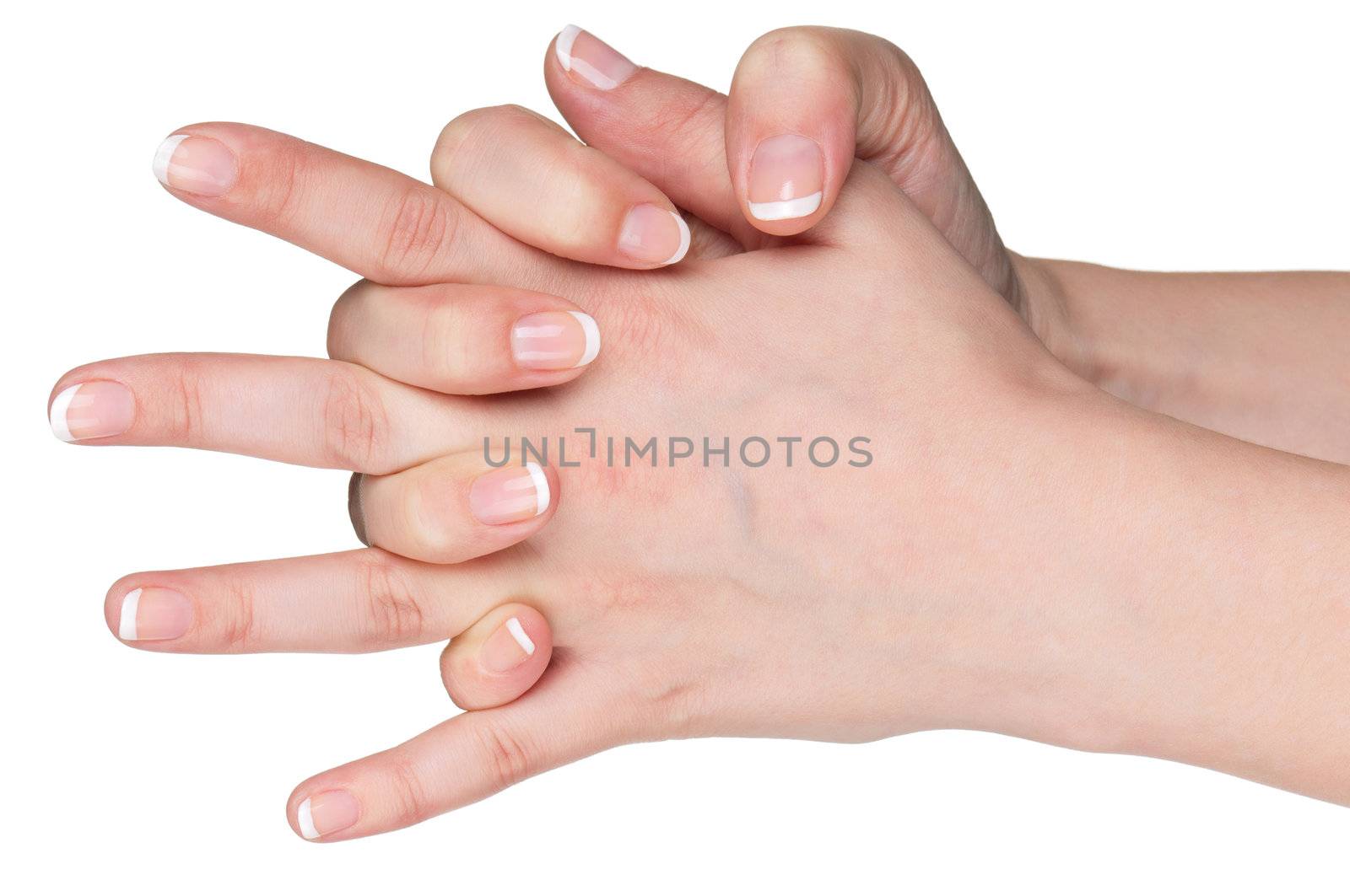 Woman hands by fotostok_pdv