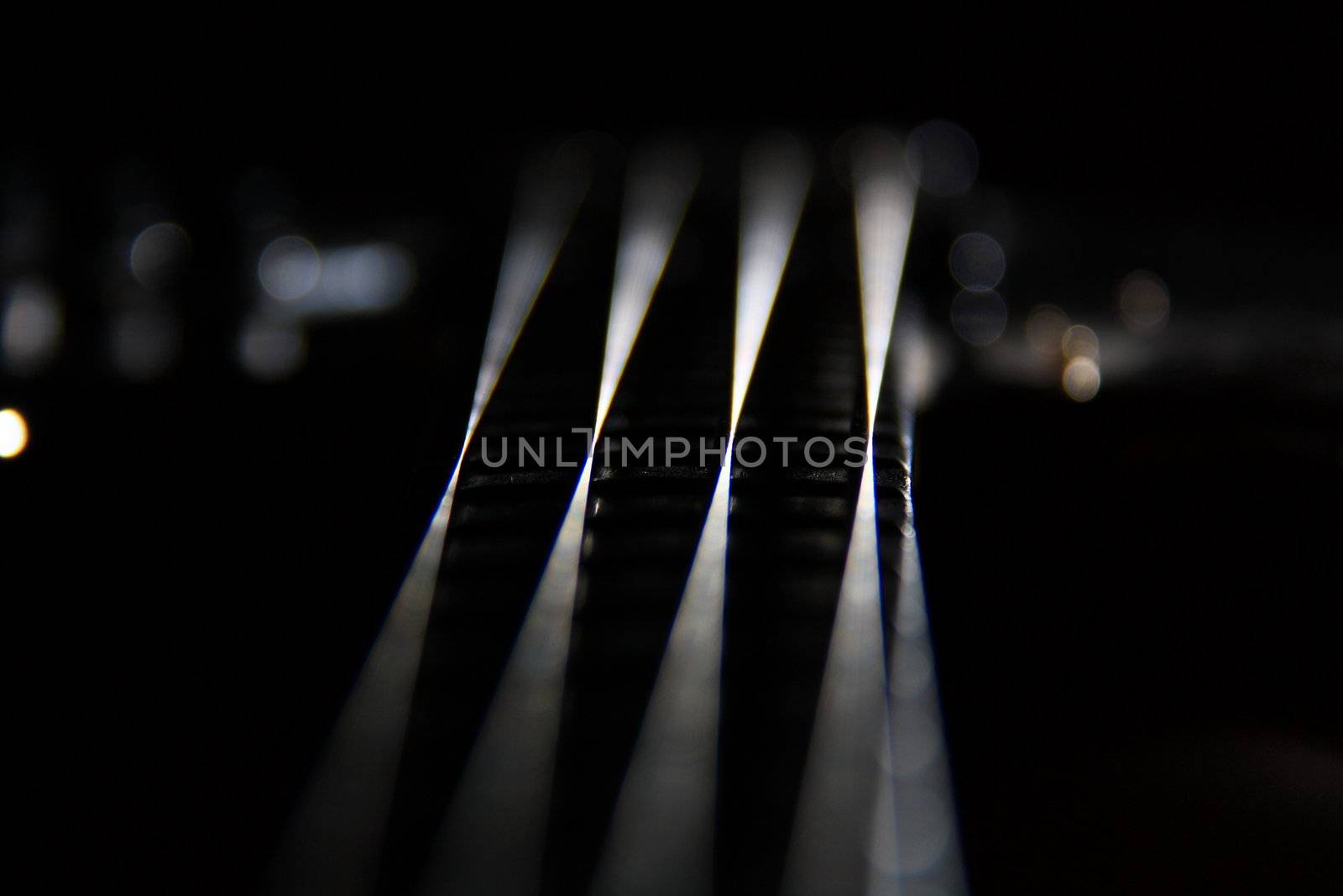 bass guitar with strings by mturhanlar