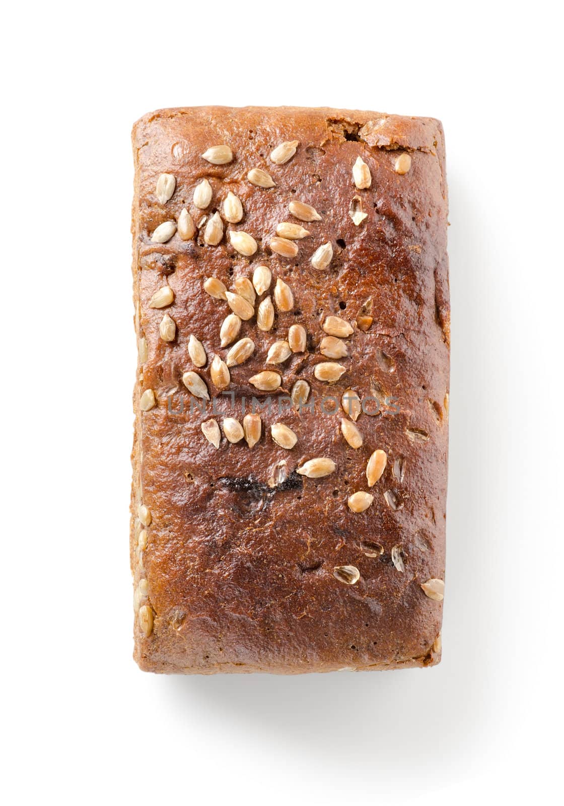 Bread with seeds isolated by Givaga