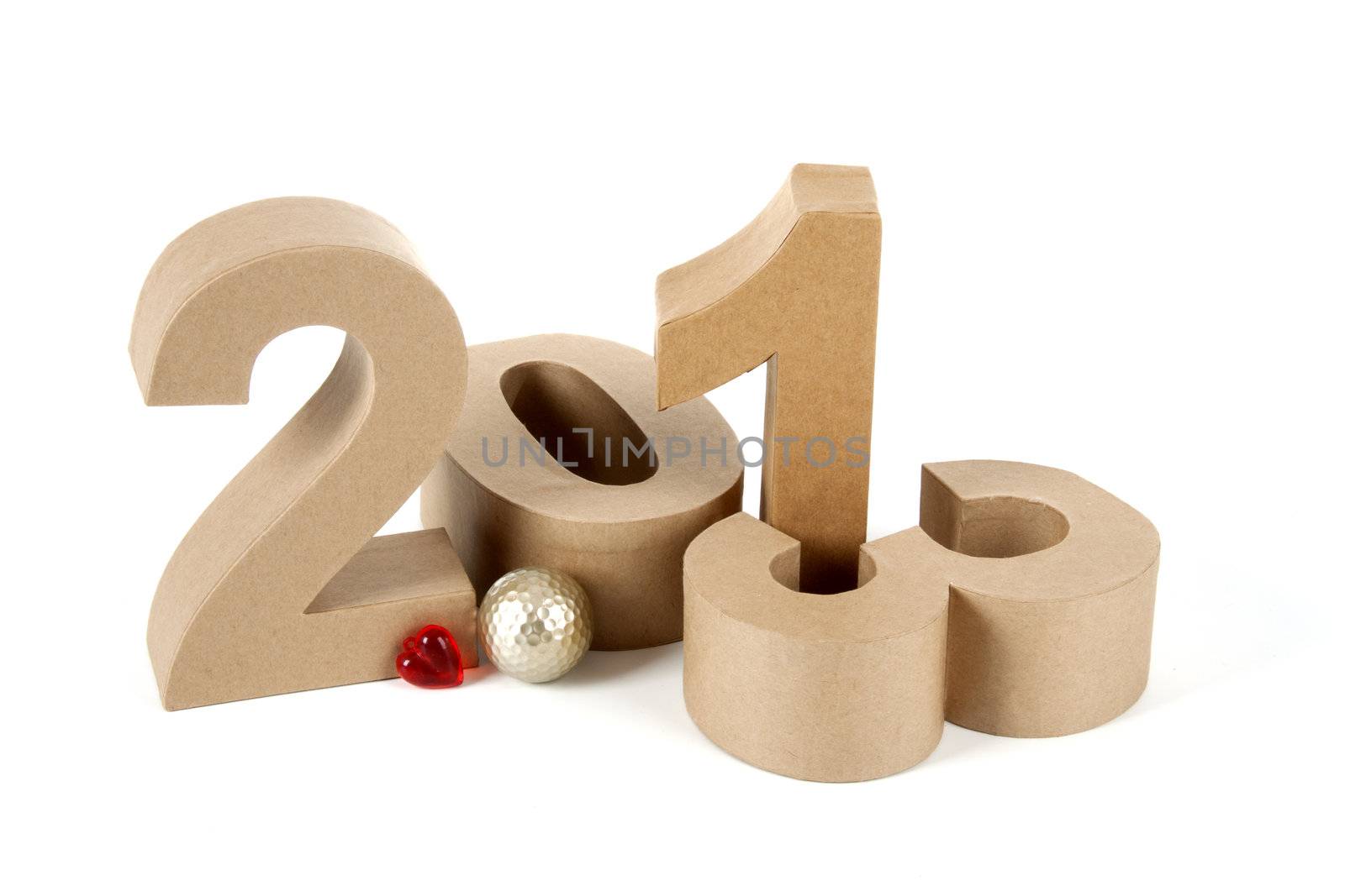 2013 in numbers and a golf ball