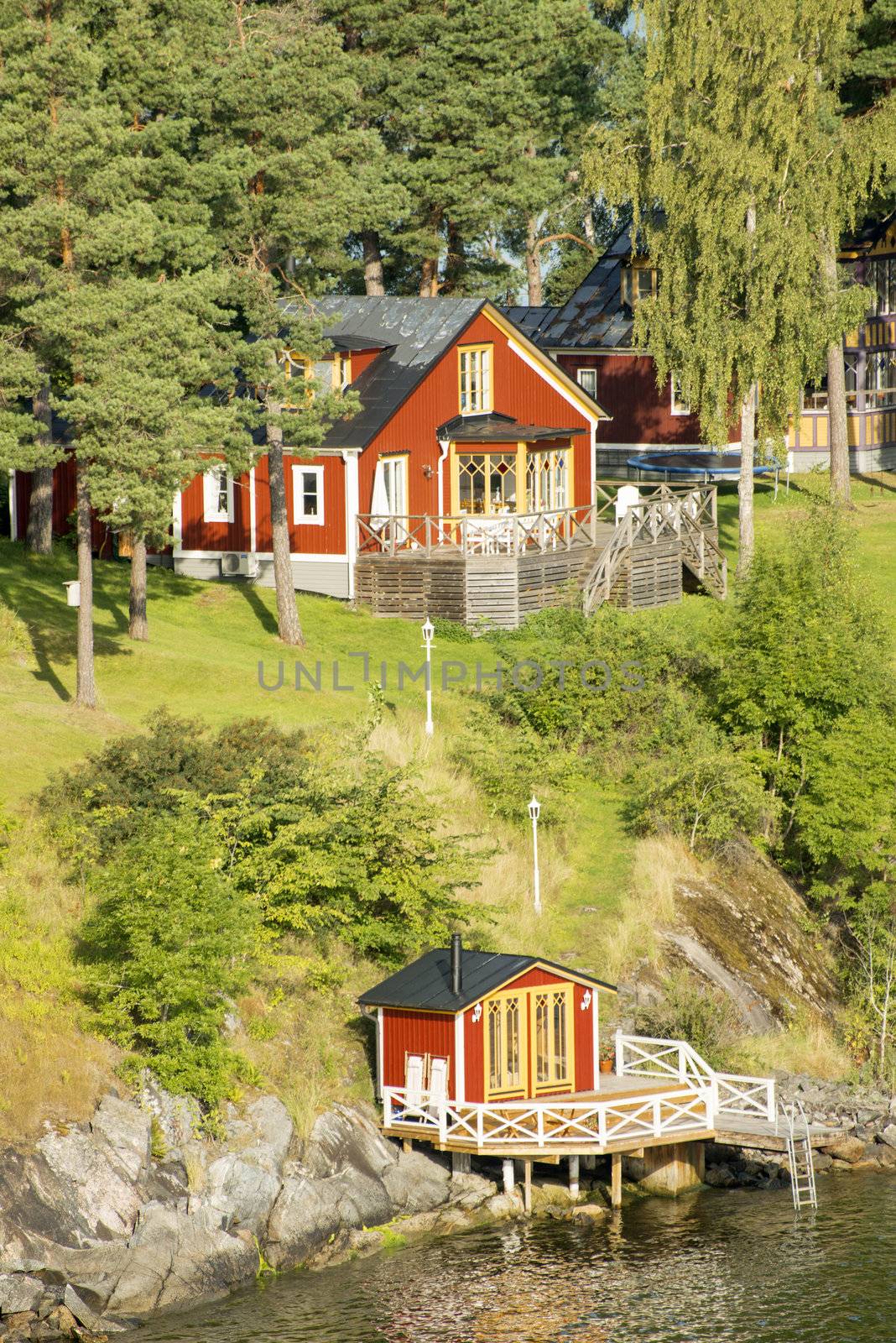 Summer cottage in Sweden. Taken on August 2012.