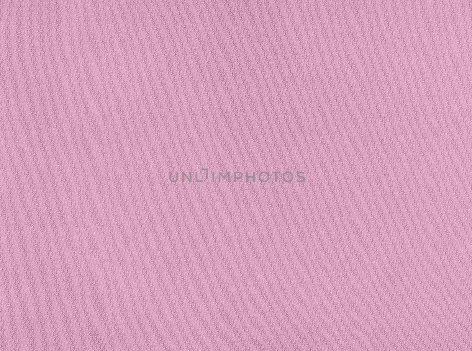 Closeup on a Pink Sport Jersey Mesh Textile