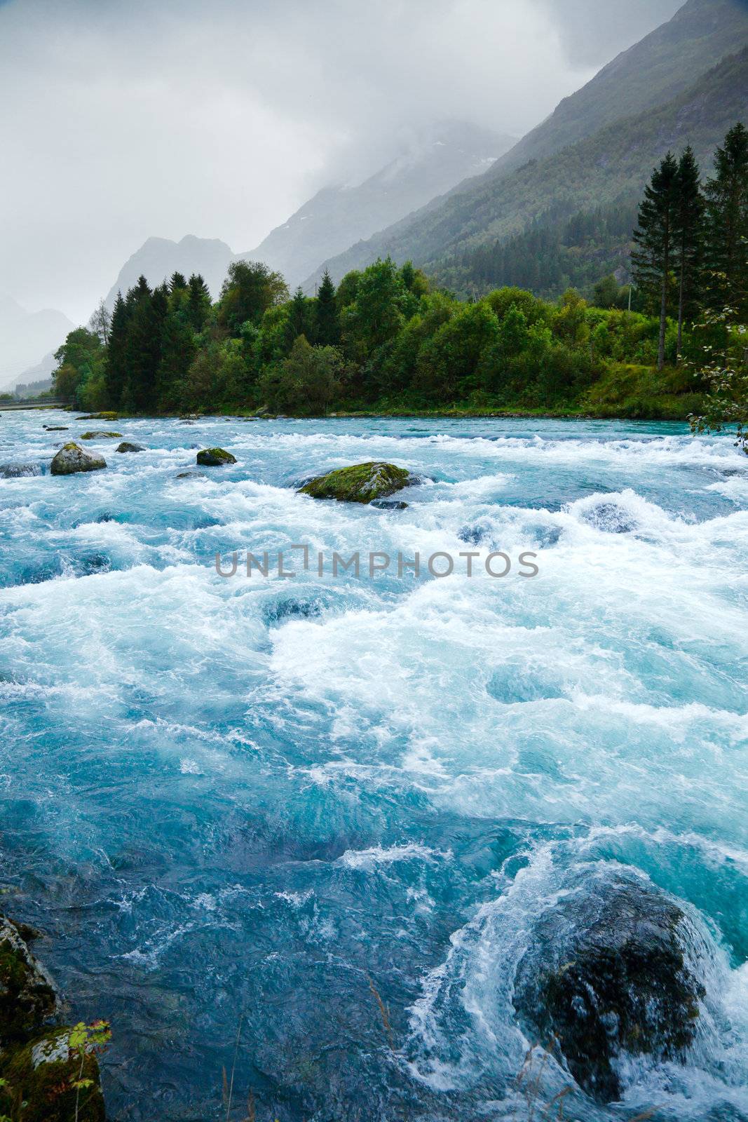 Glacier river by naumoid