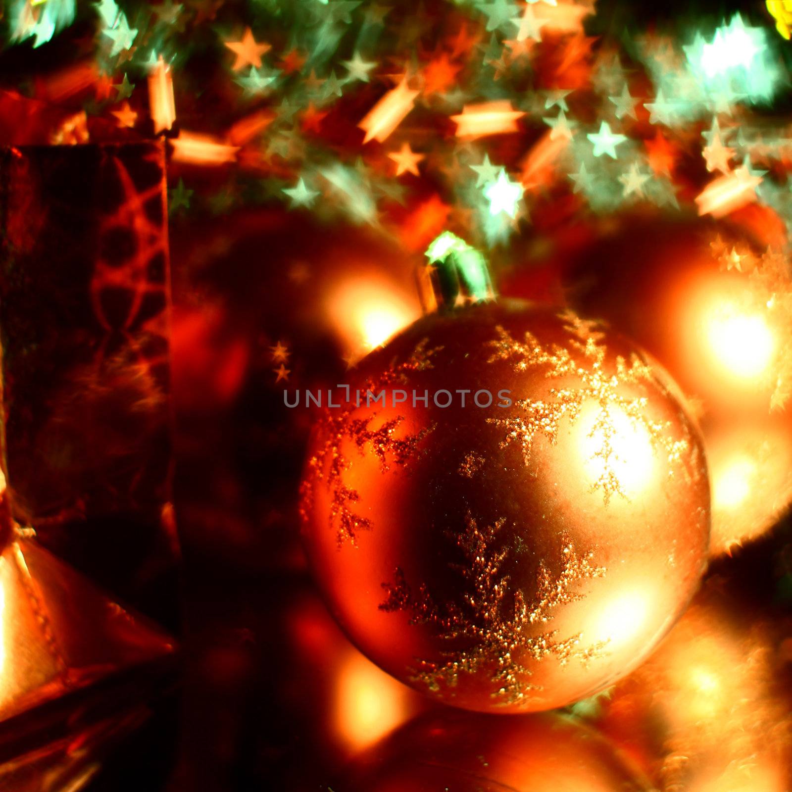 holiday gifts background warm stars 