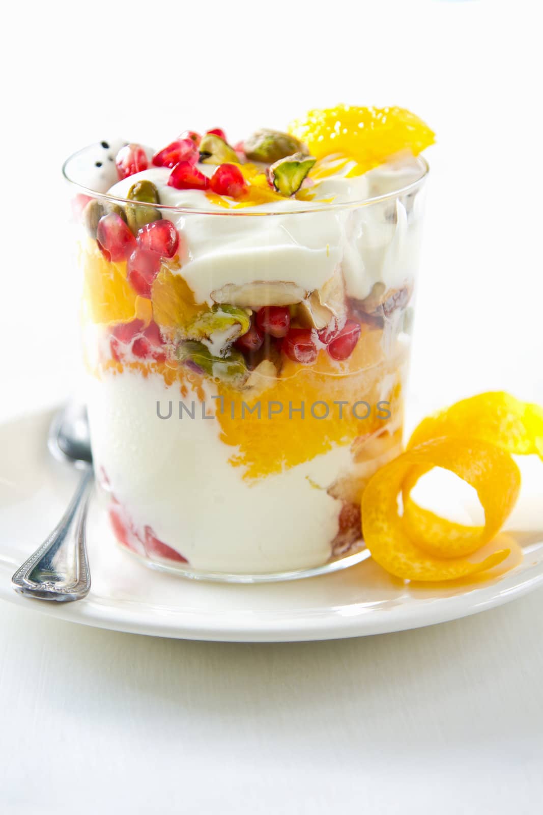 Fruits yogurt by vanillaechoes