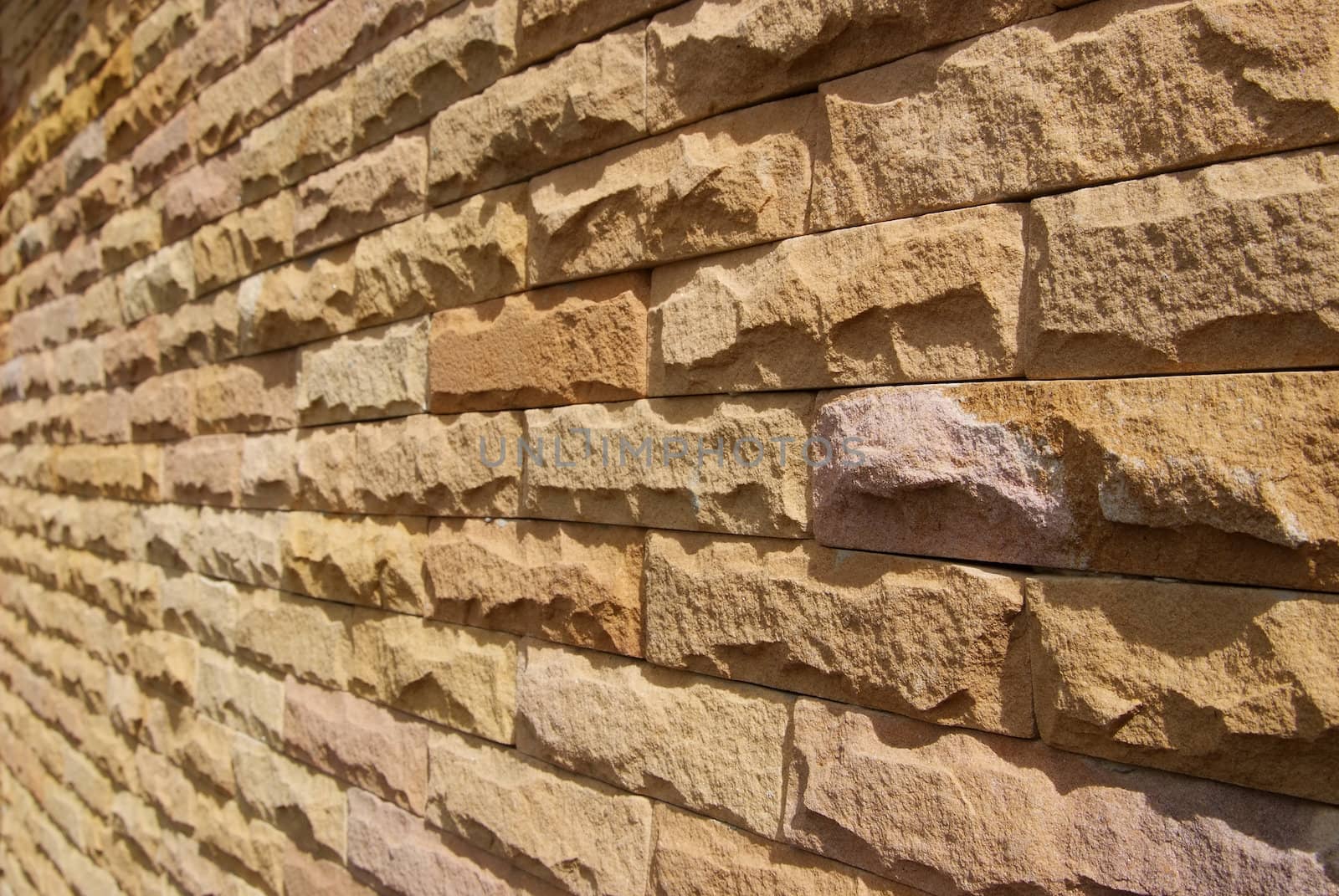 Sand stone wall  by opasstudio