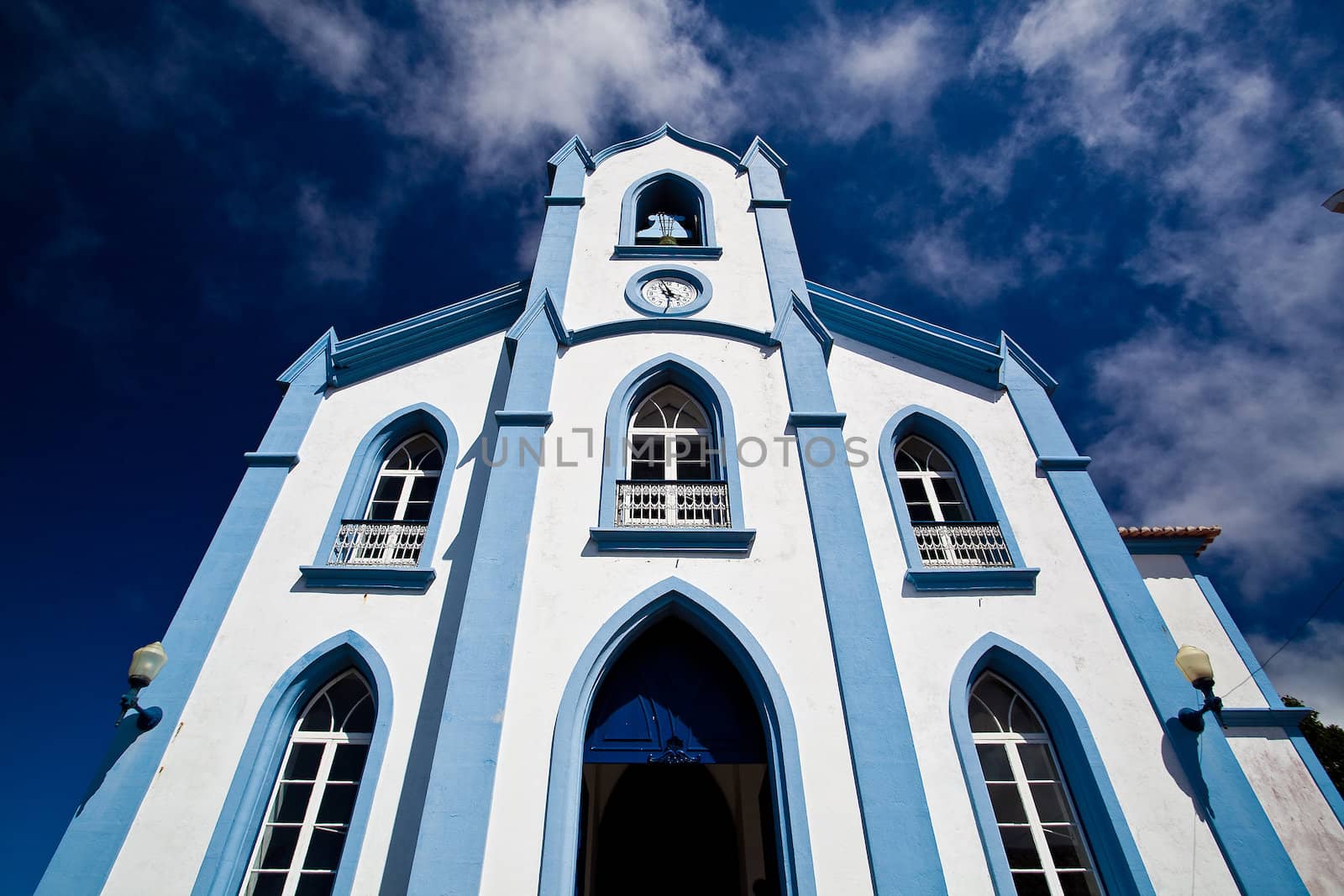 The typical church on Sao Miguel on Azores