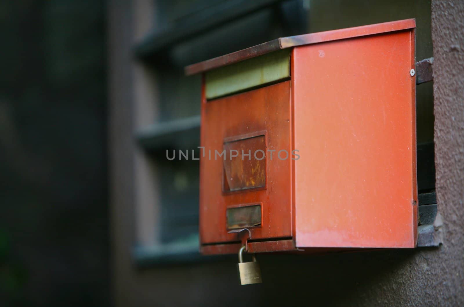 Red postbox  by instinia