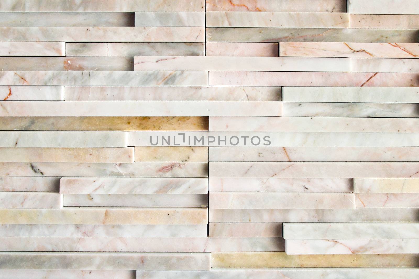 The modern marble wall