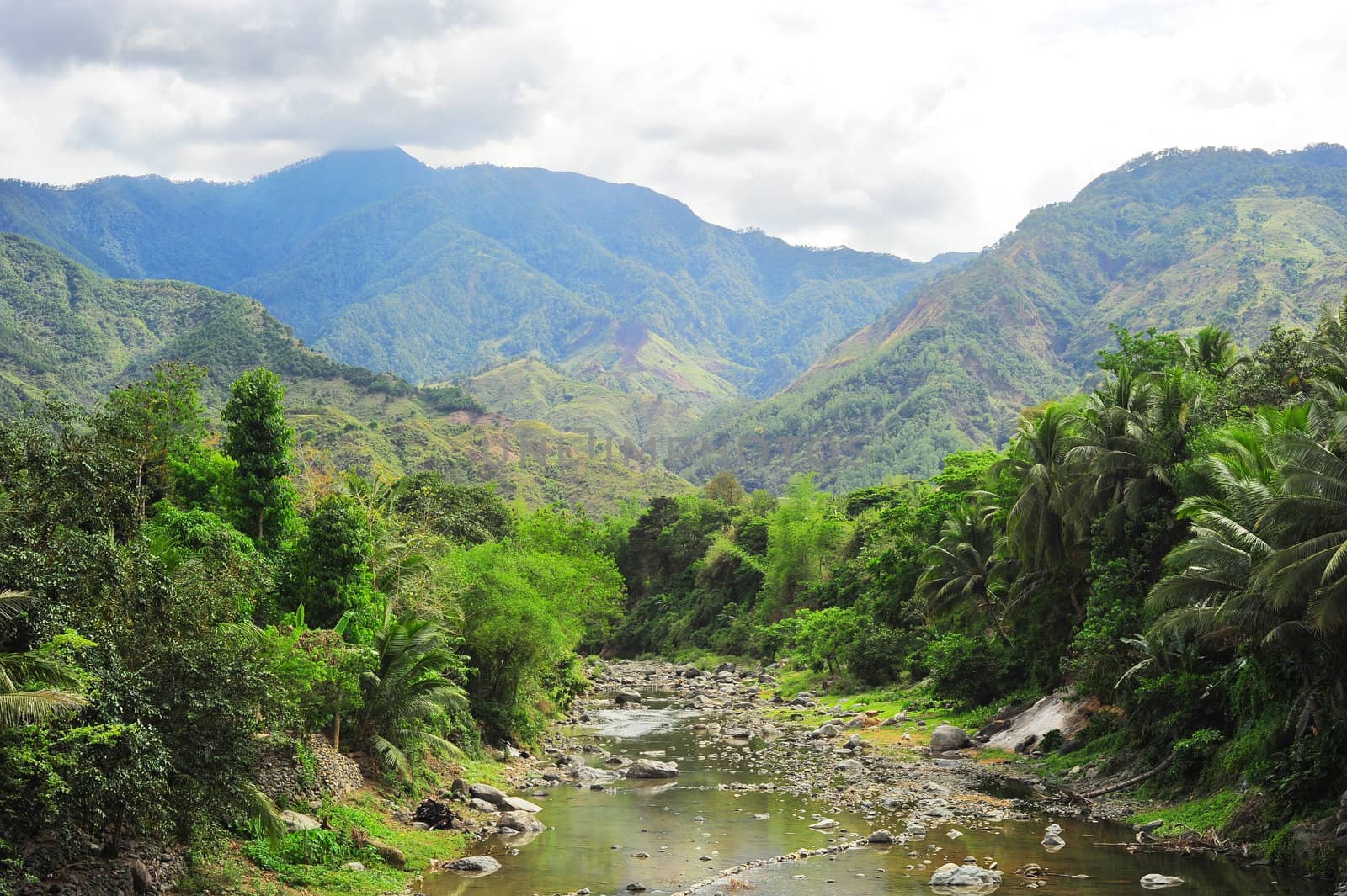 River in Cordillera mountains, Philippines