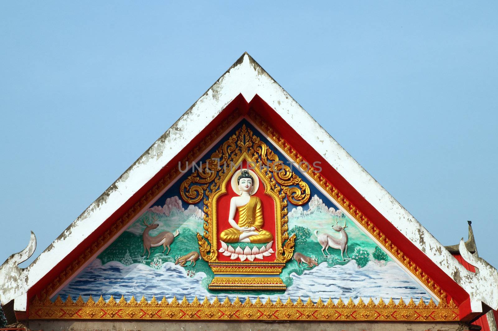 roof of buddha in Thailand
