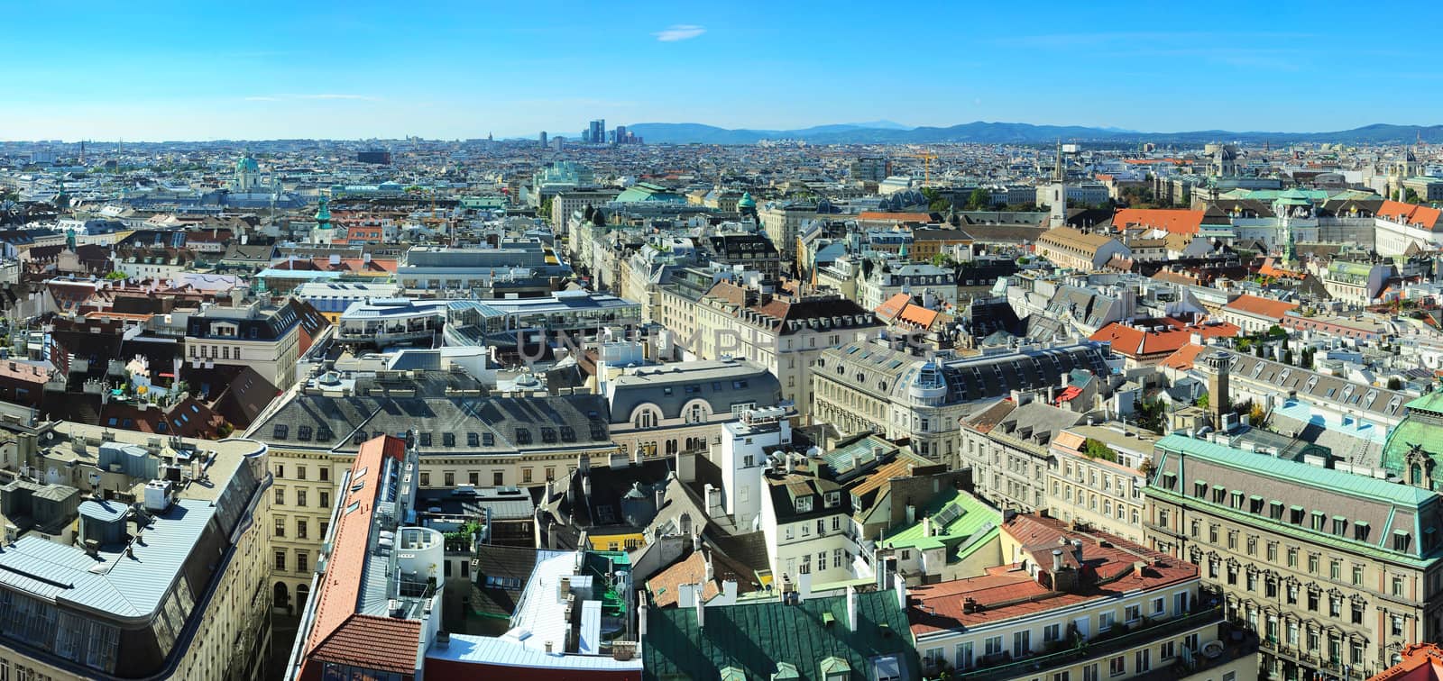 Panorama of Vienna from St. Stephen's Cathedral