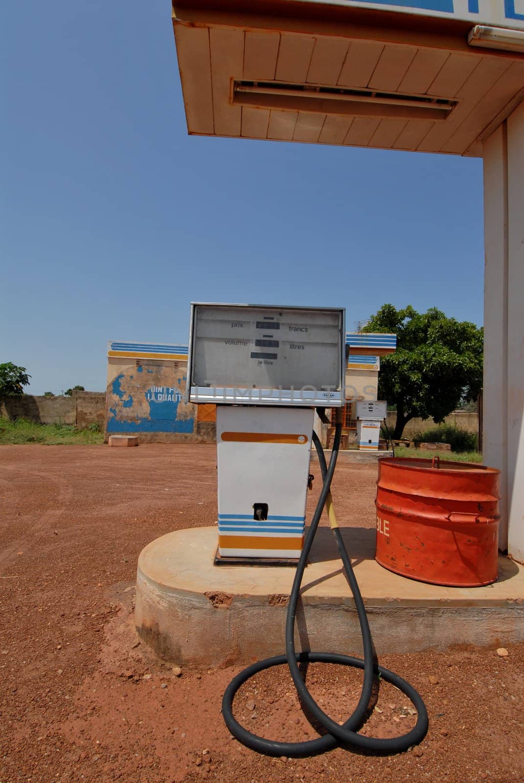 gasoline pump by africa