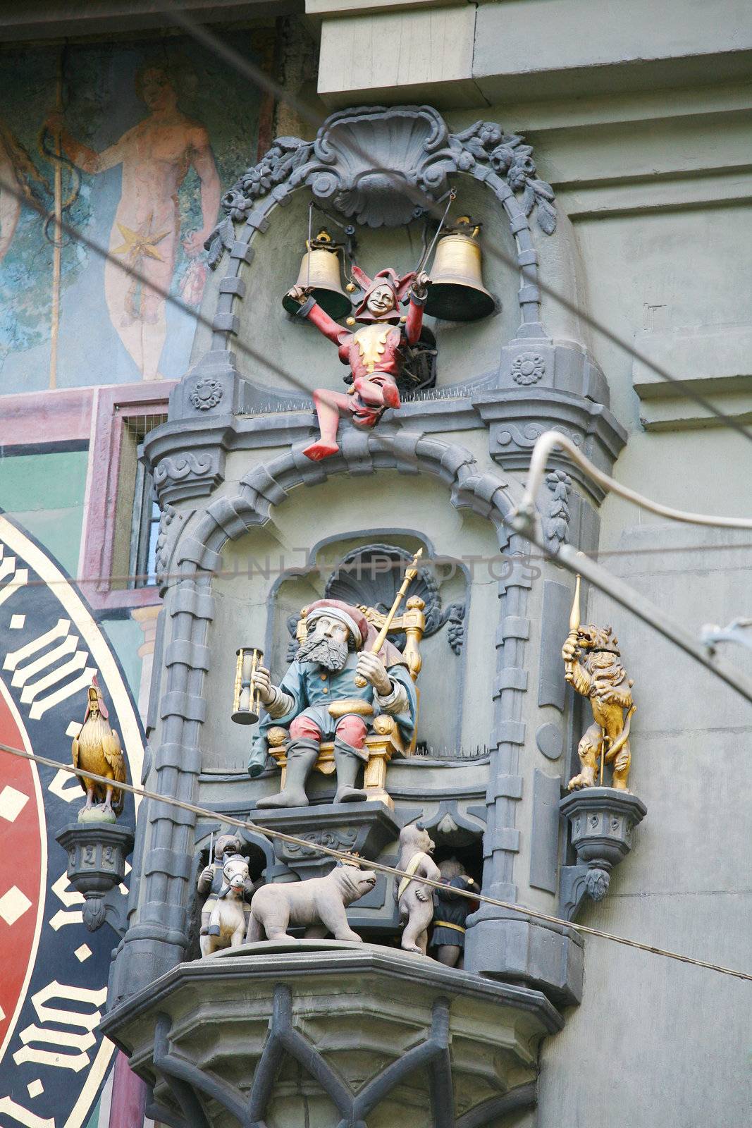 Gothic detail on the Munster of Bern cathedral, Switzerland by dacasdo