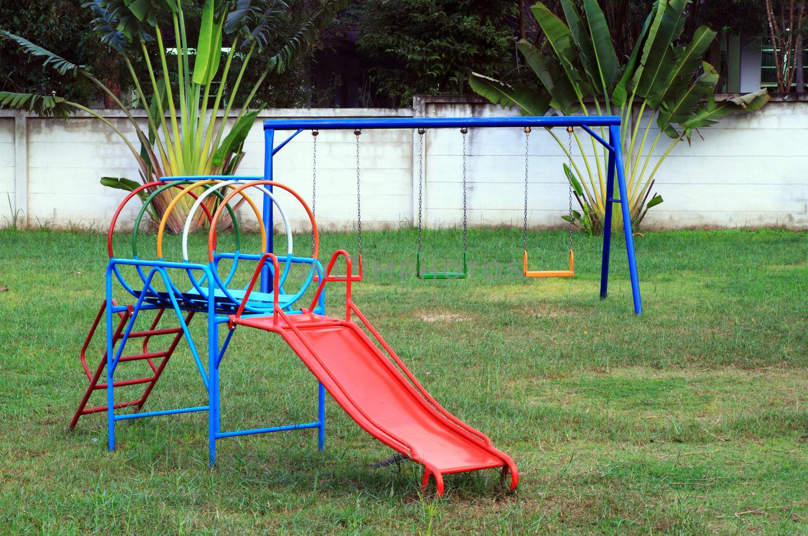 Playground without children by geargodz