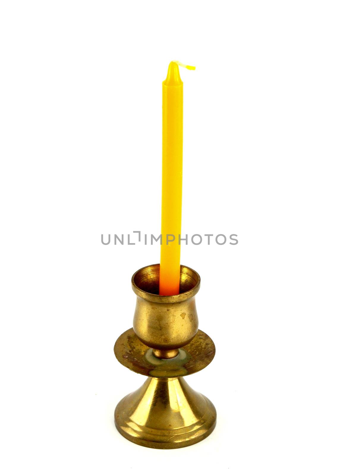 candle holder  isolated on white by geargodz