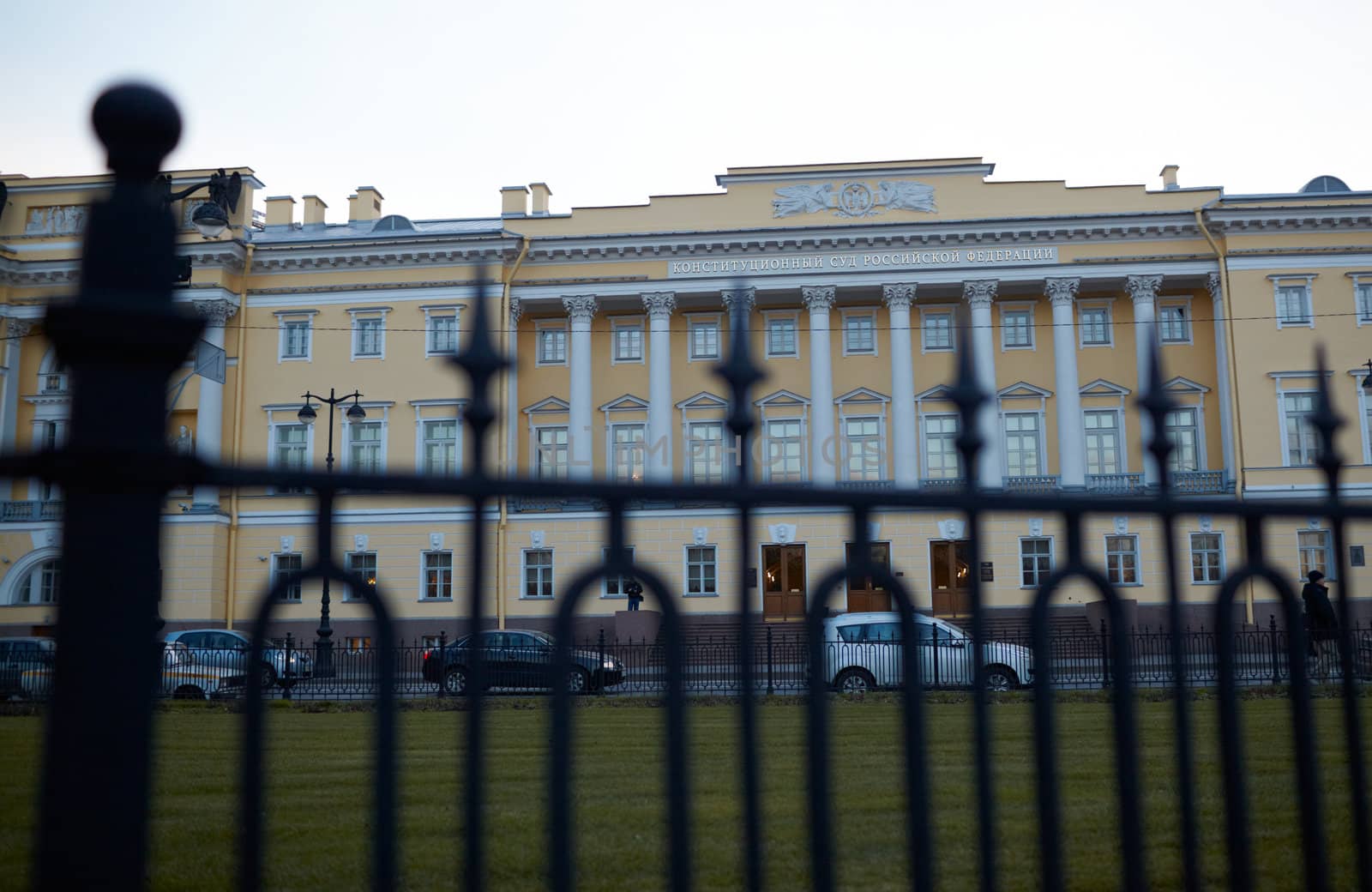 ST. PETERSBURG, RUSSIA - OCTOBER 25:  building of the constitutional court of the Russian Federation.