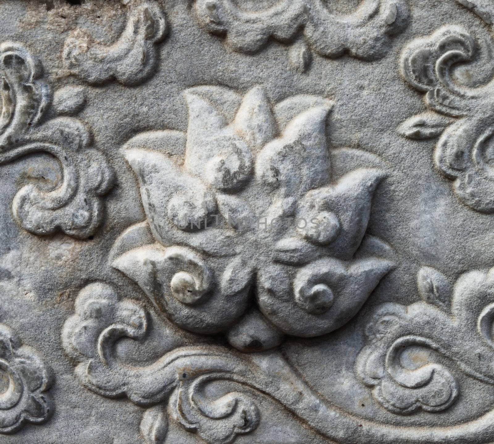 Lotus Flower- Stone carving by geargodz