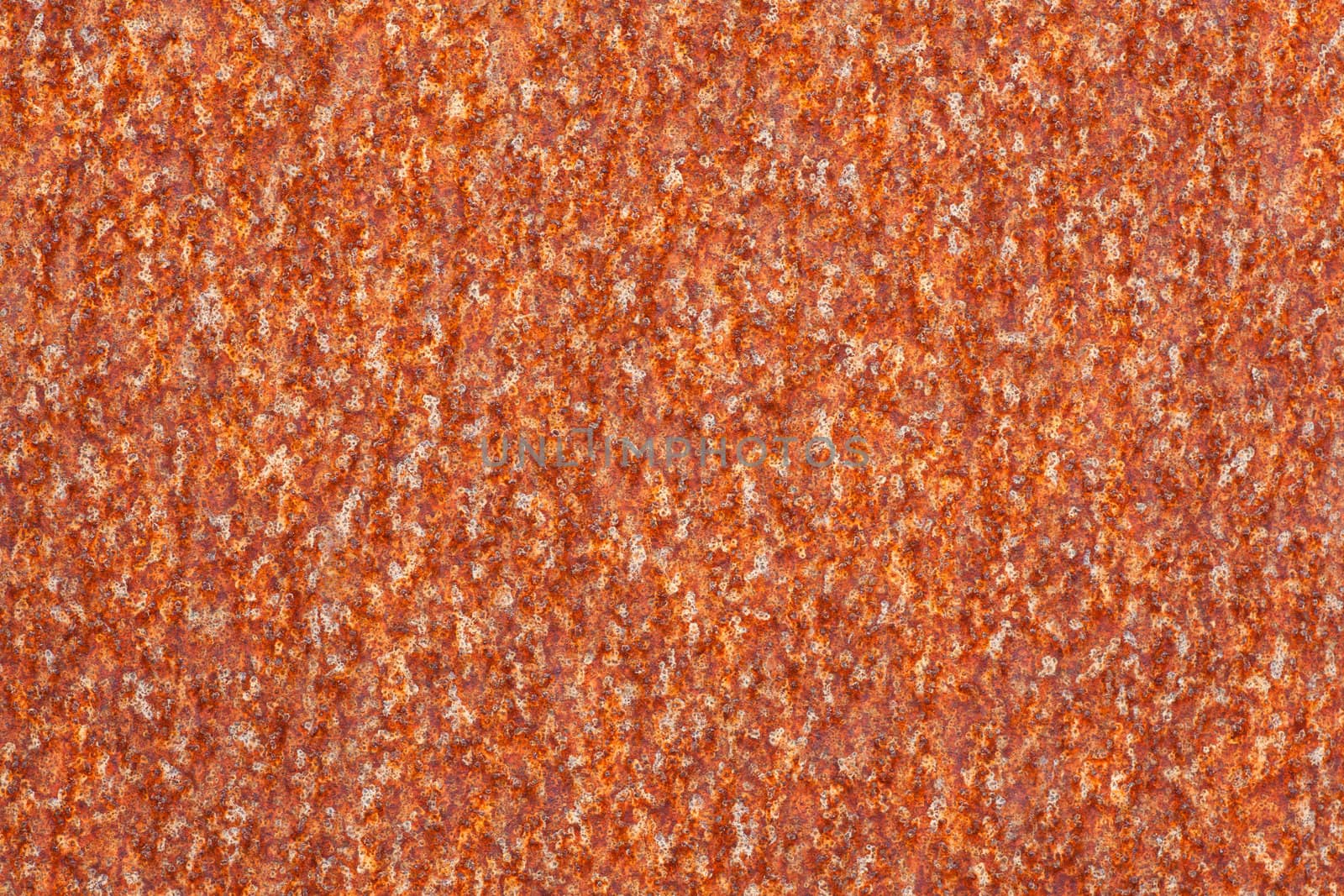rusted iron plate in orange red and brown