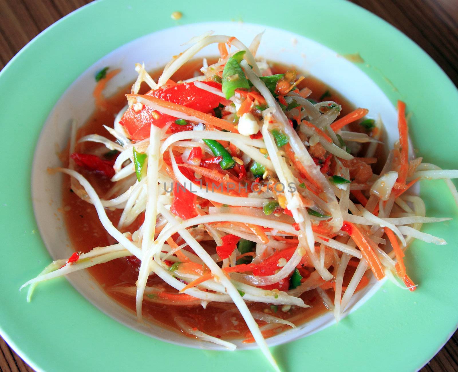 SomTum - Thai Green papaya salad by geargodz