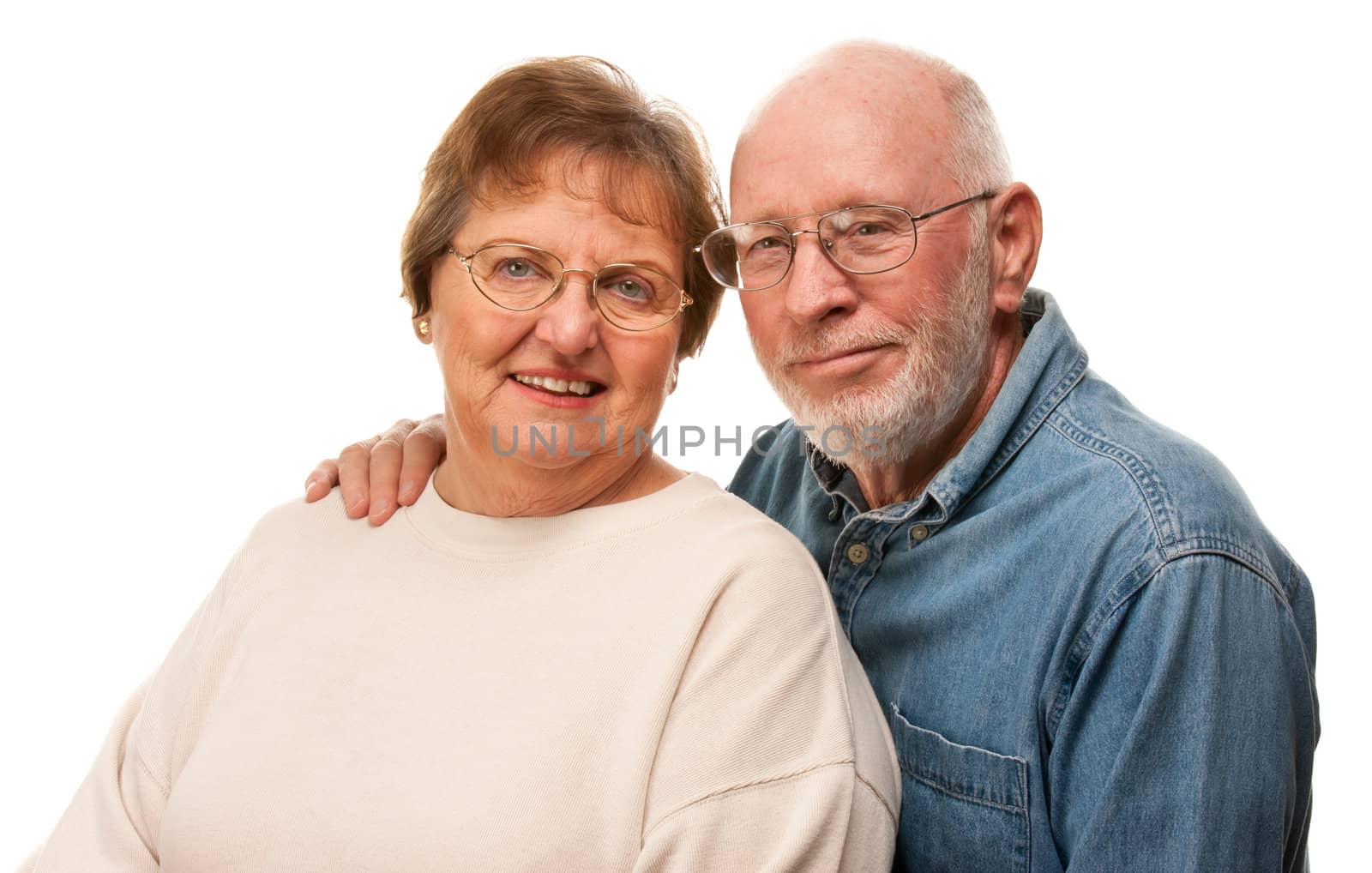 Affectionate Senior Couple Portrait by Feverpitched