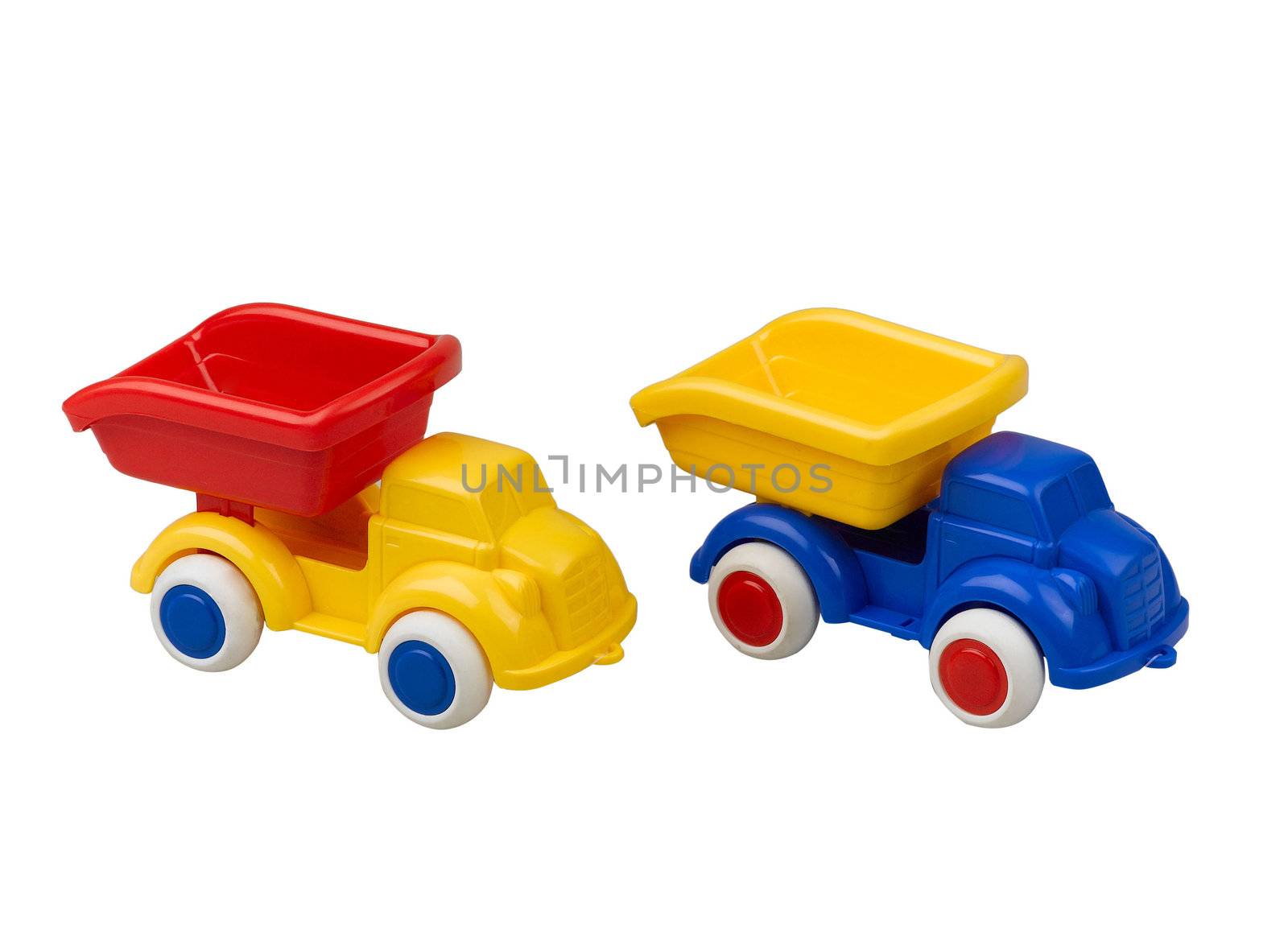 trucks plastic toy for kids to have fun with there learning