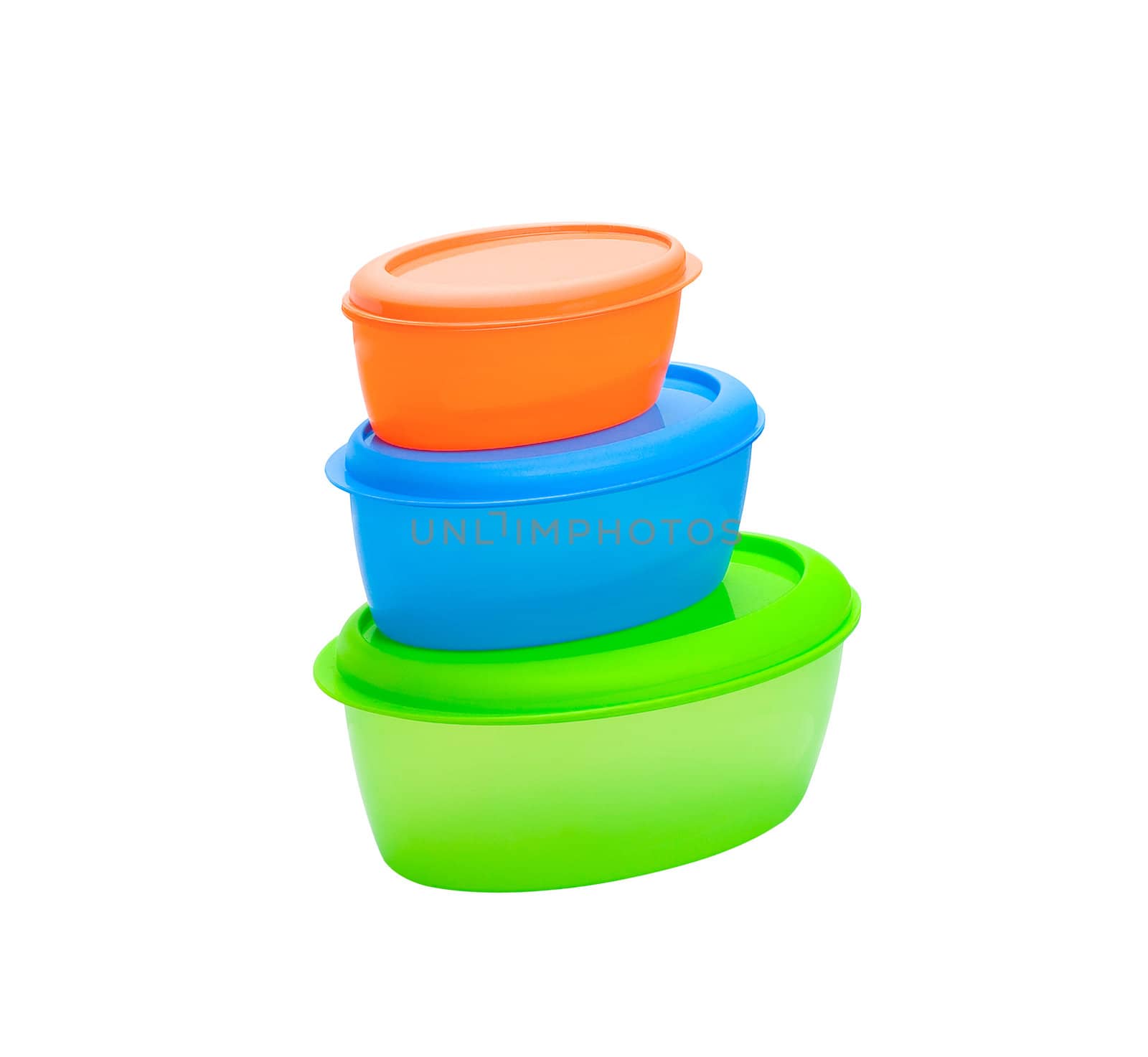 colorful cookie boxes or food boxes isolates 