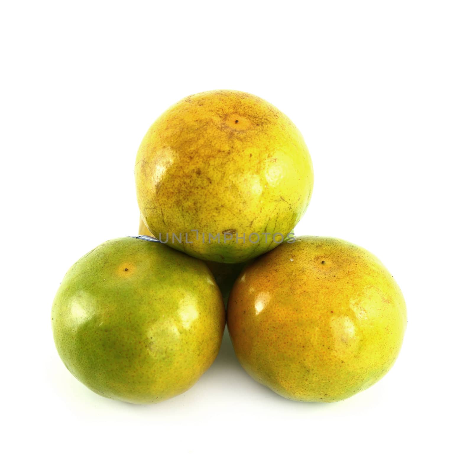 orange isolated on a white background