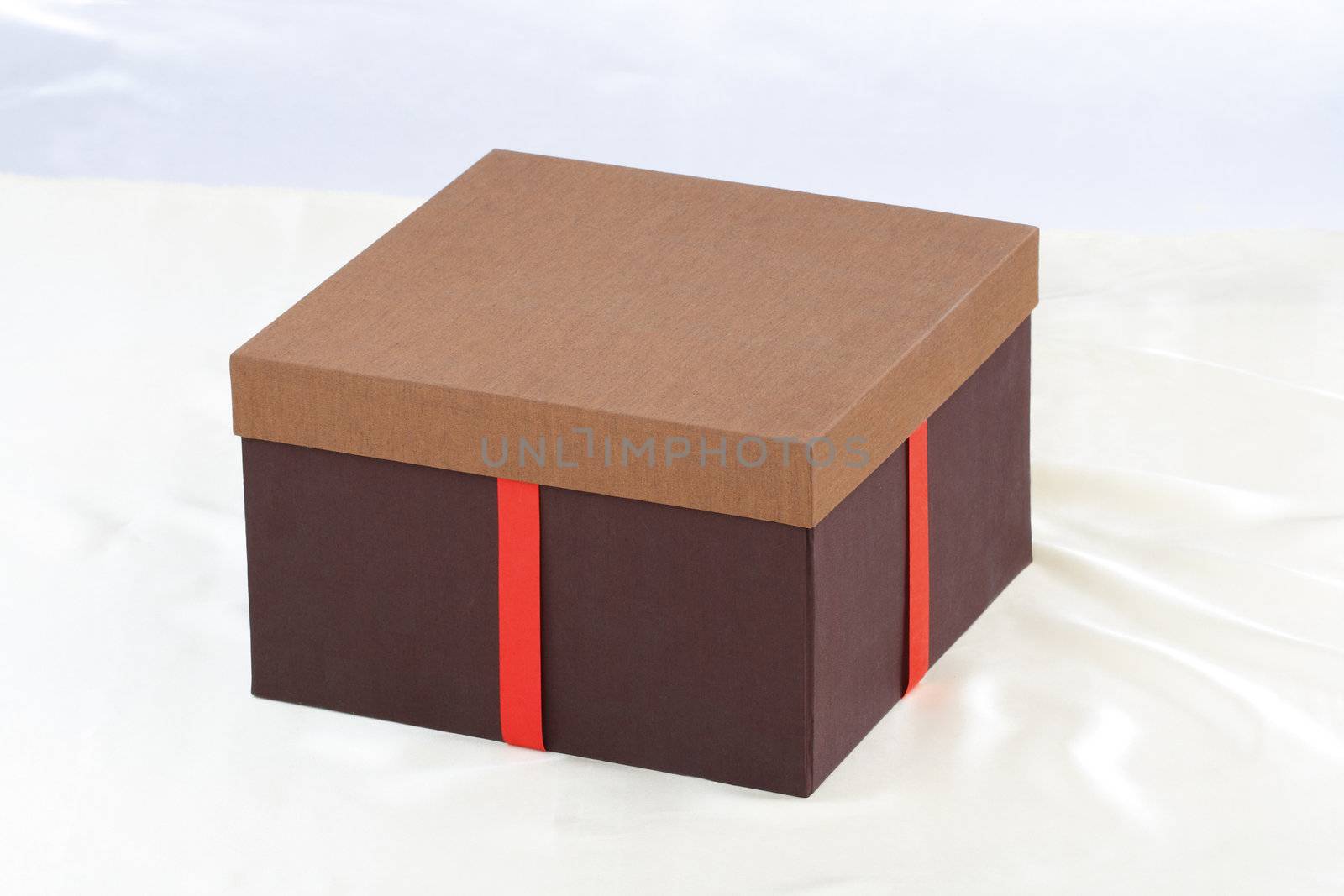 Beautiful treasure gift box isolated on clear background