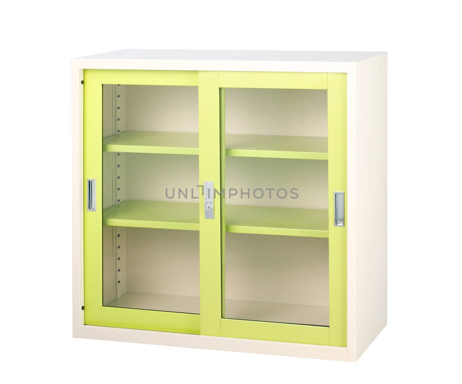 Clear glass doors steel furniture for storages documents files or others 