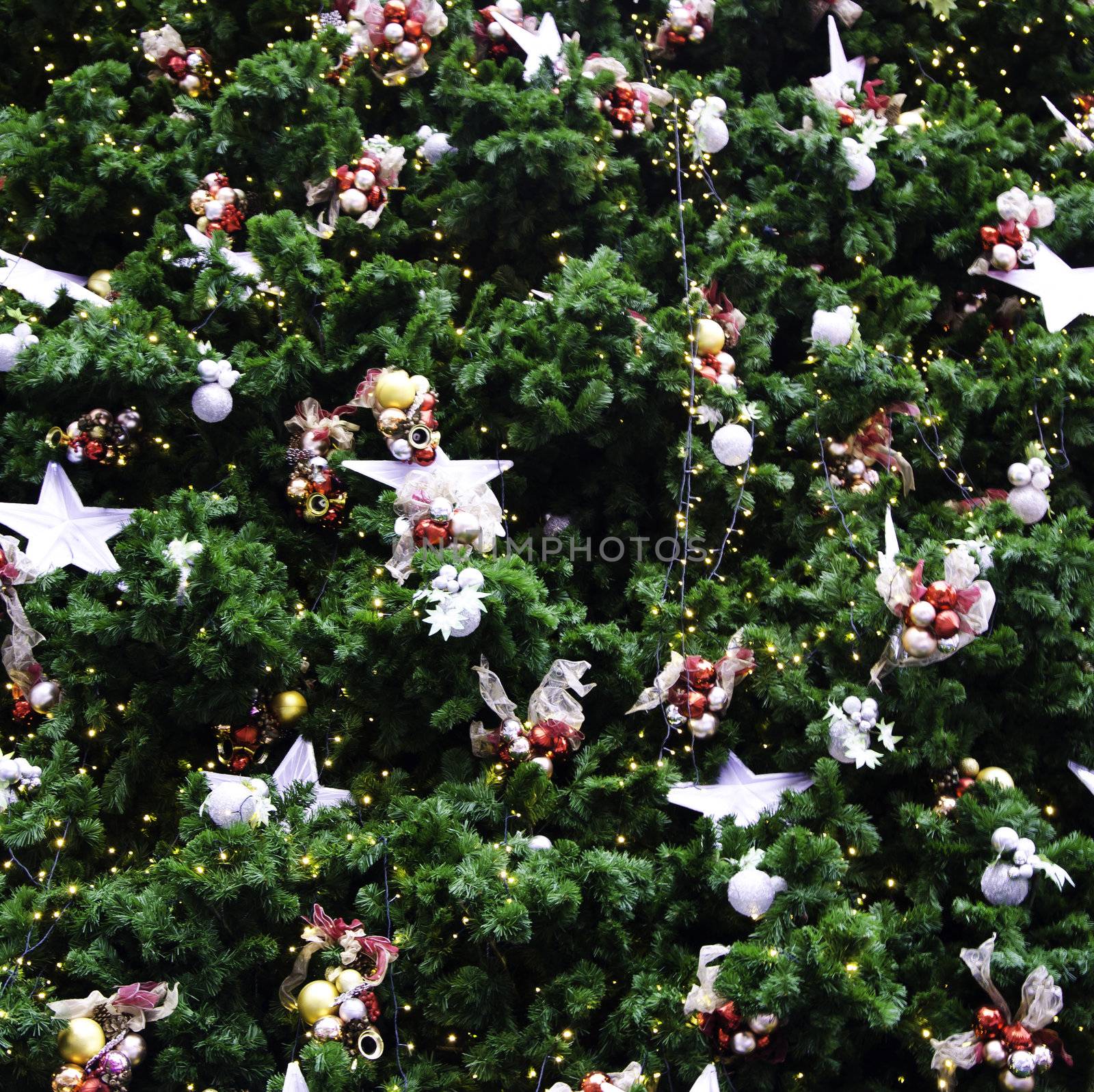 Christmas tree with decorations