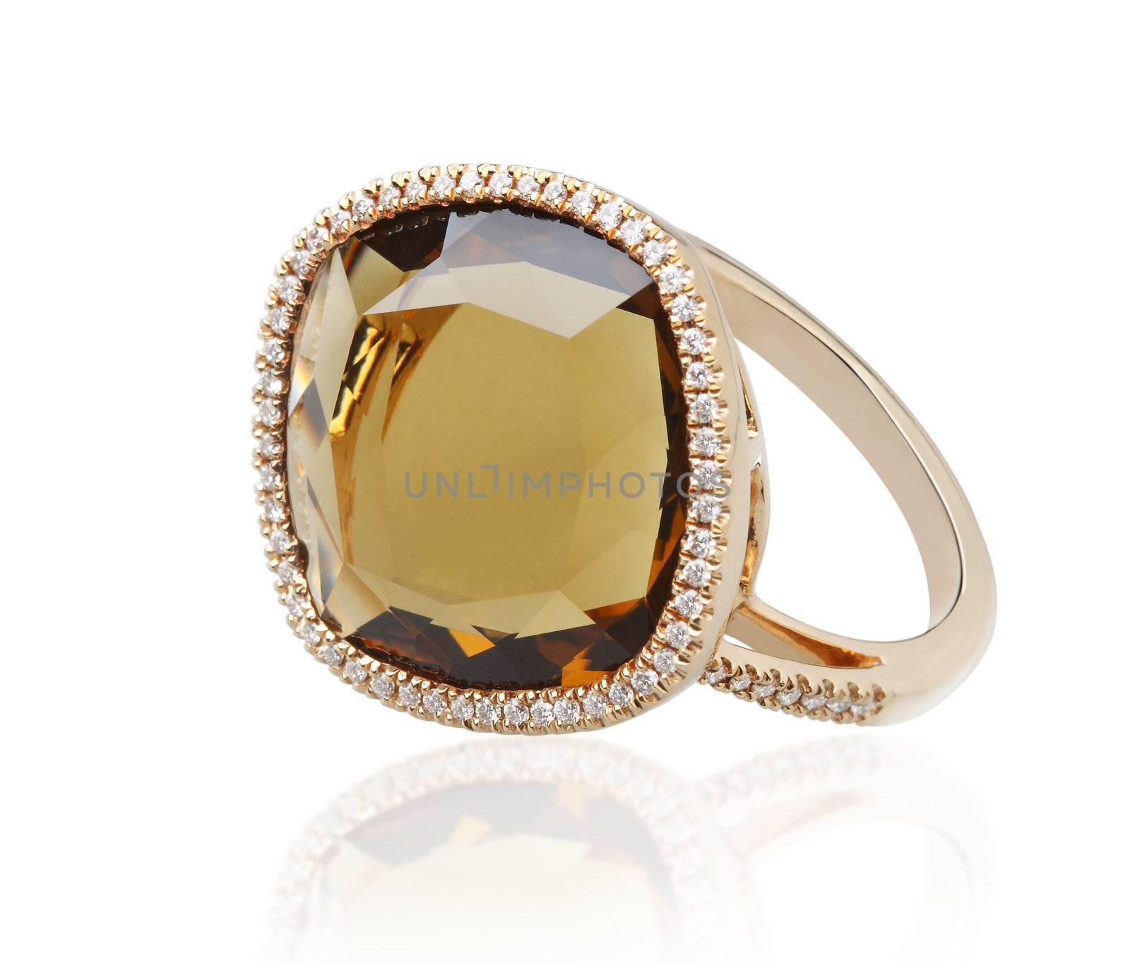 Elegance diamond topaz ring, the art of the handmade jewelry by john_kasawa