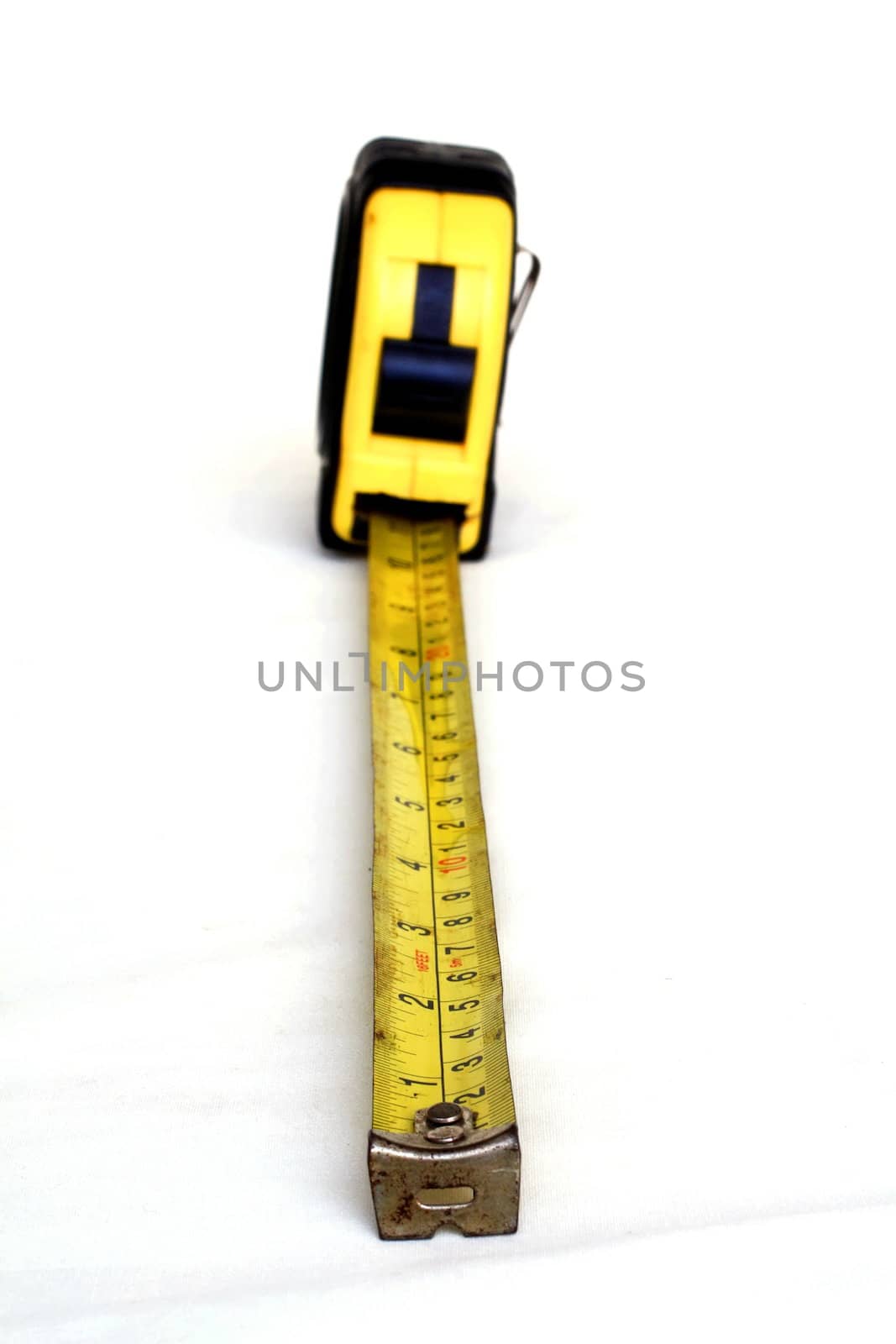 Measuring tape isolated on white