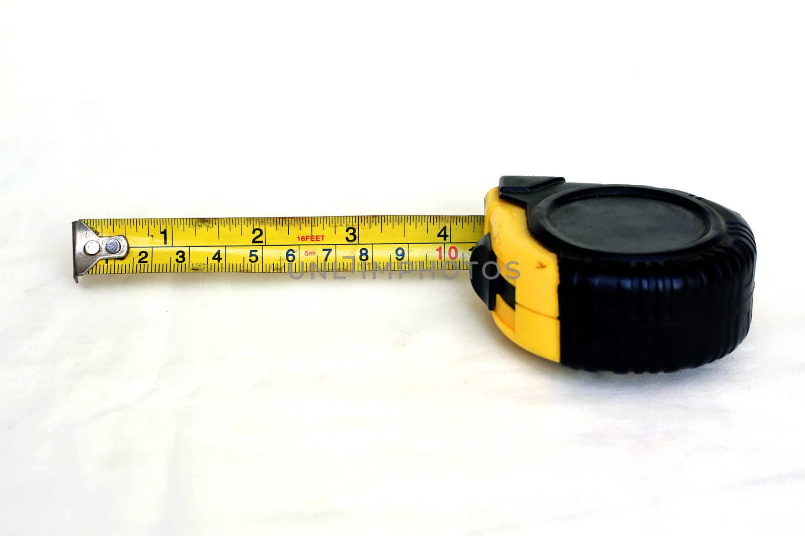 Measuring tape isolated on white