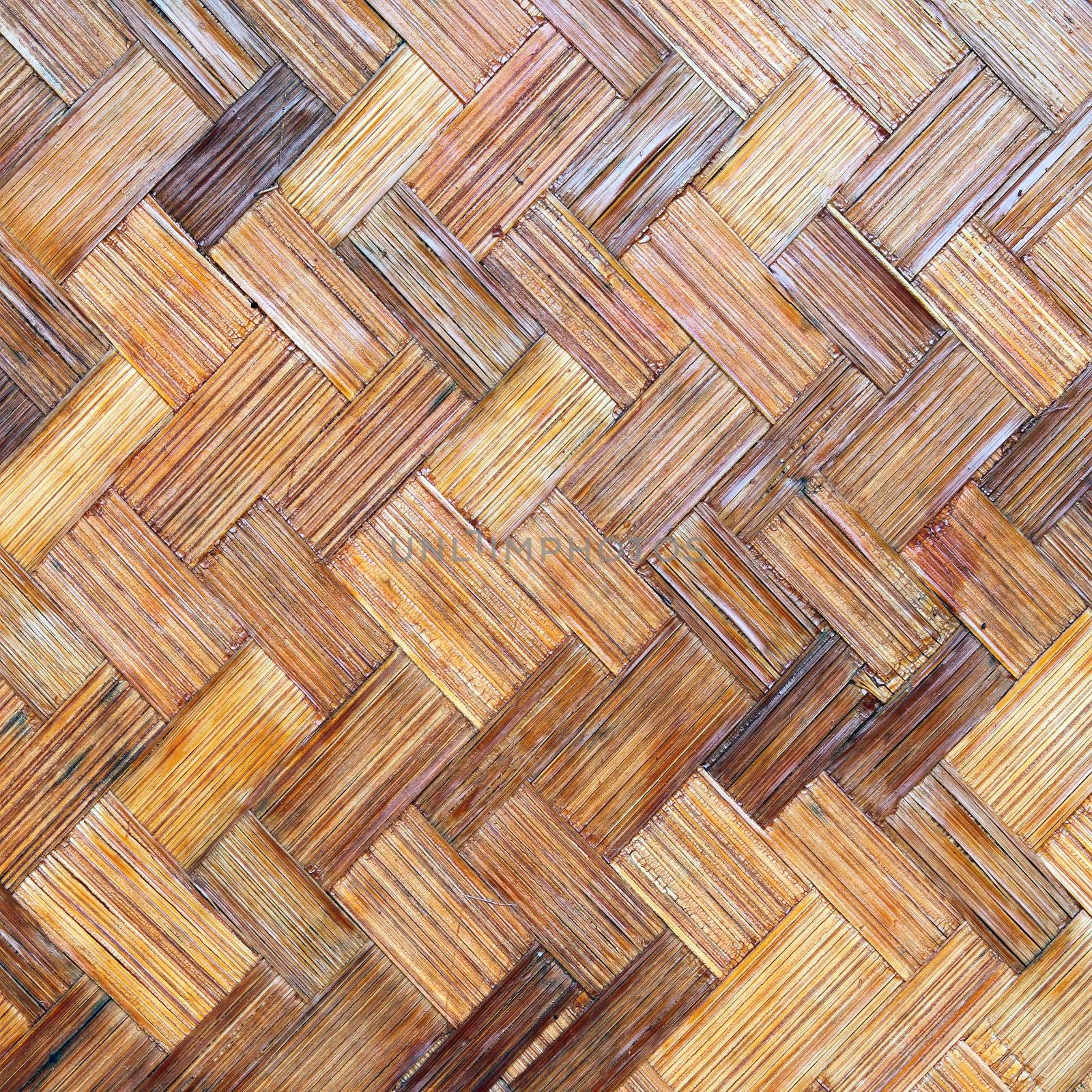 Bamboo wood texture ,Thai handwork by geargodz