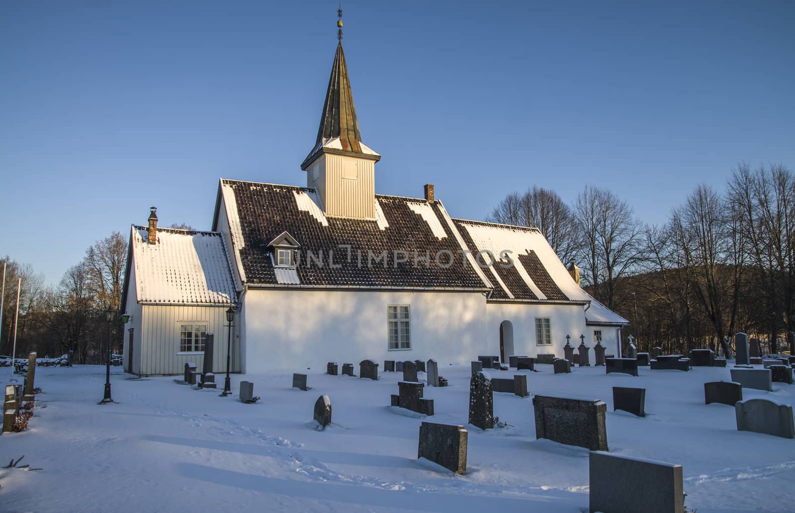 Idd church in winter, south by steirus
