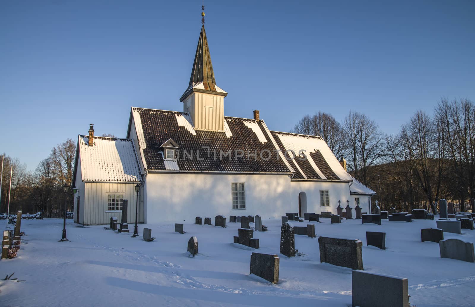 picture is shot in December 2012 and shows Idd church, built around 1100 in halden municipality, Idd church was badly damaged in an earthquake on sunday 23 october 1904, the quake occurred mid under church time, and the church was full of people, panic occured, but no one was injured, it was long a doubt about the church could be saved, but in 1922 it was completely restored